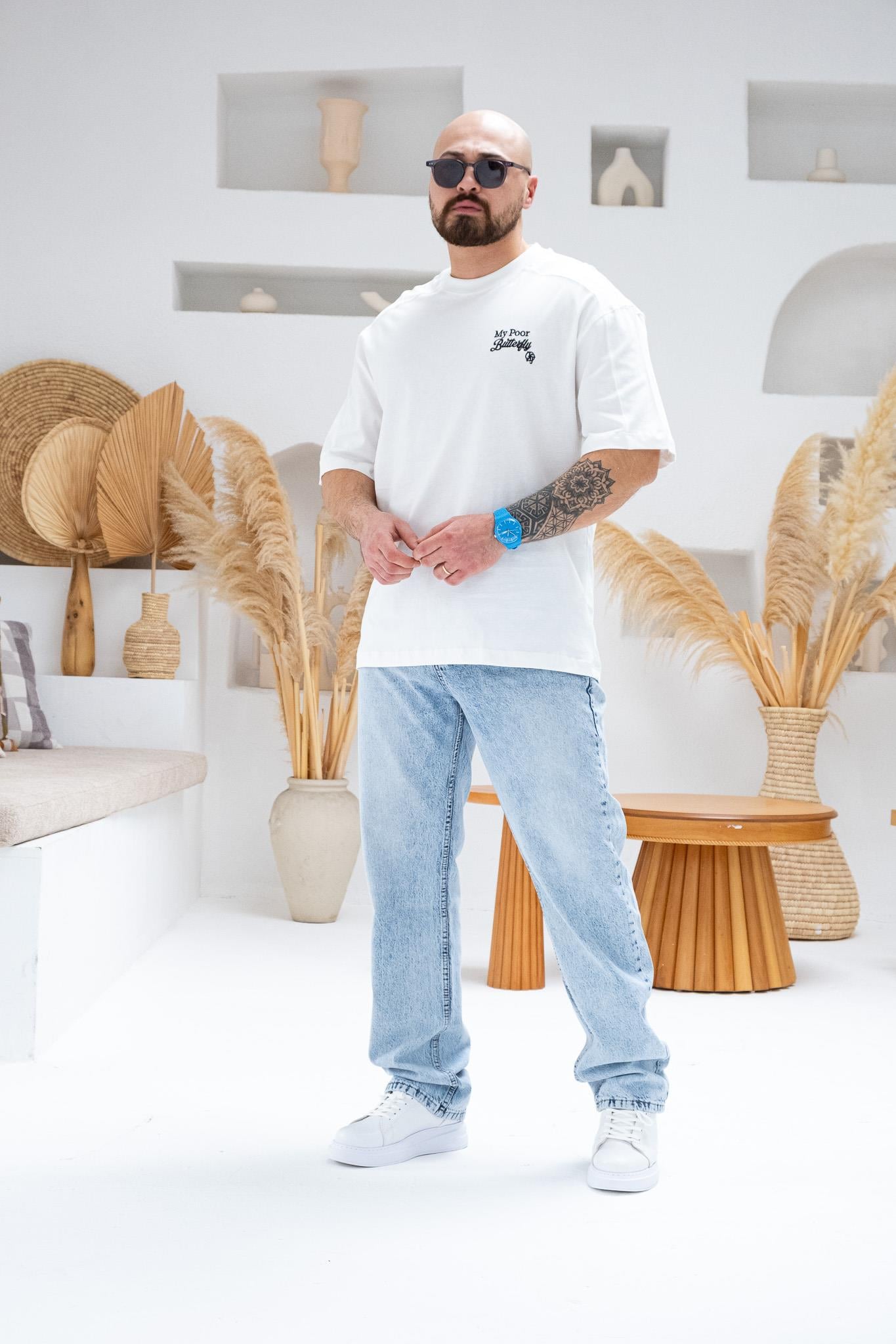 Baskılı Oversize T-Shirt (TSB44)