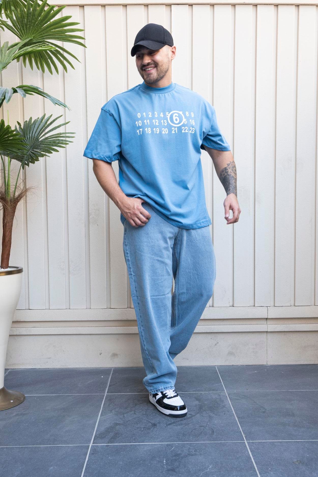 Baskılı Oversize T-Shirt (TSM34)