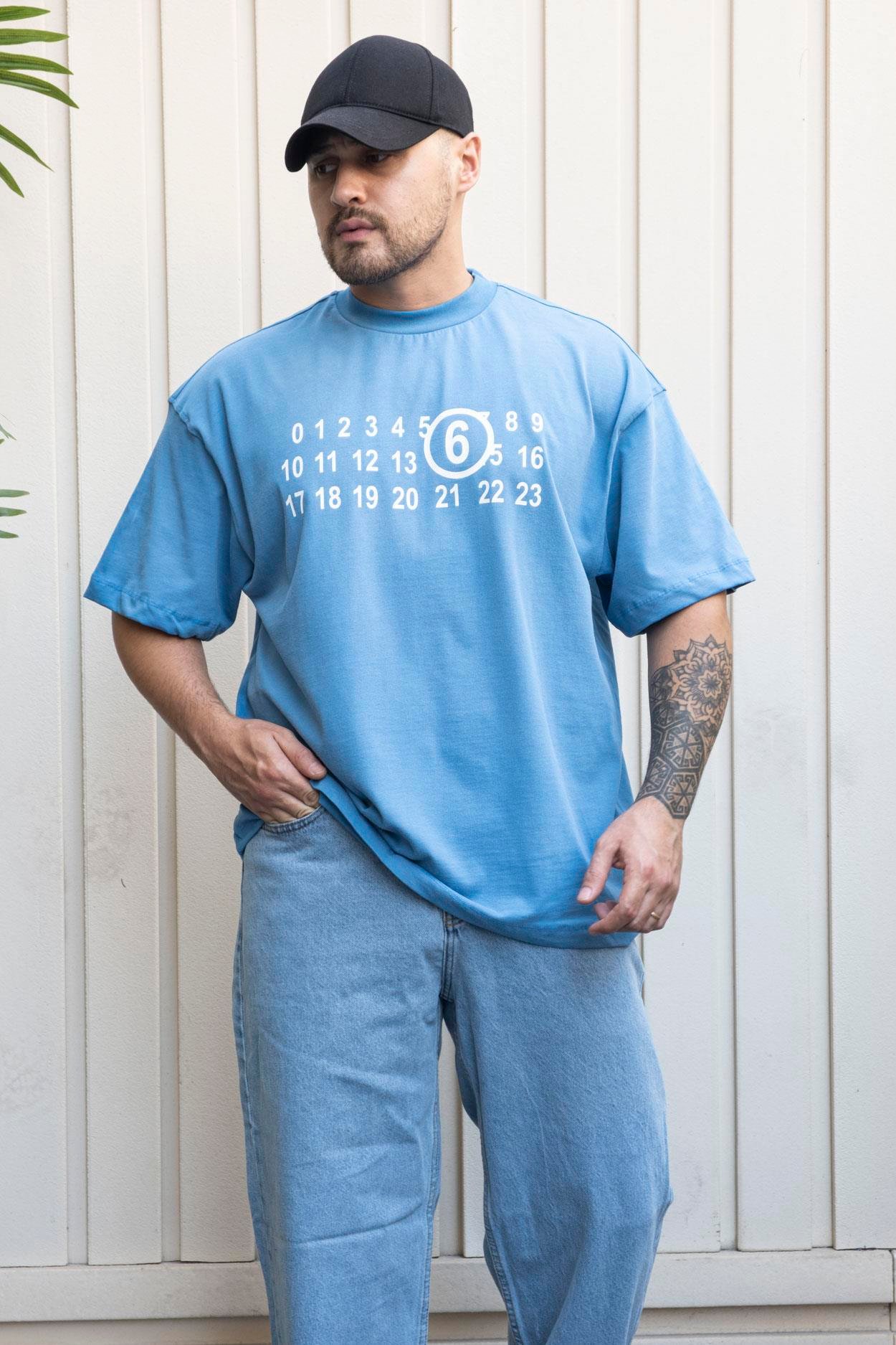 Baskılı Oversize T-Shirt (TSM34)