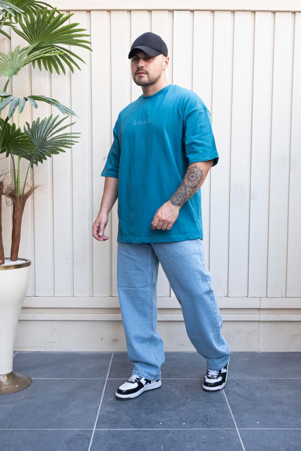 Baskılı Oversize T-Shirt (TSM35)