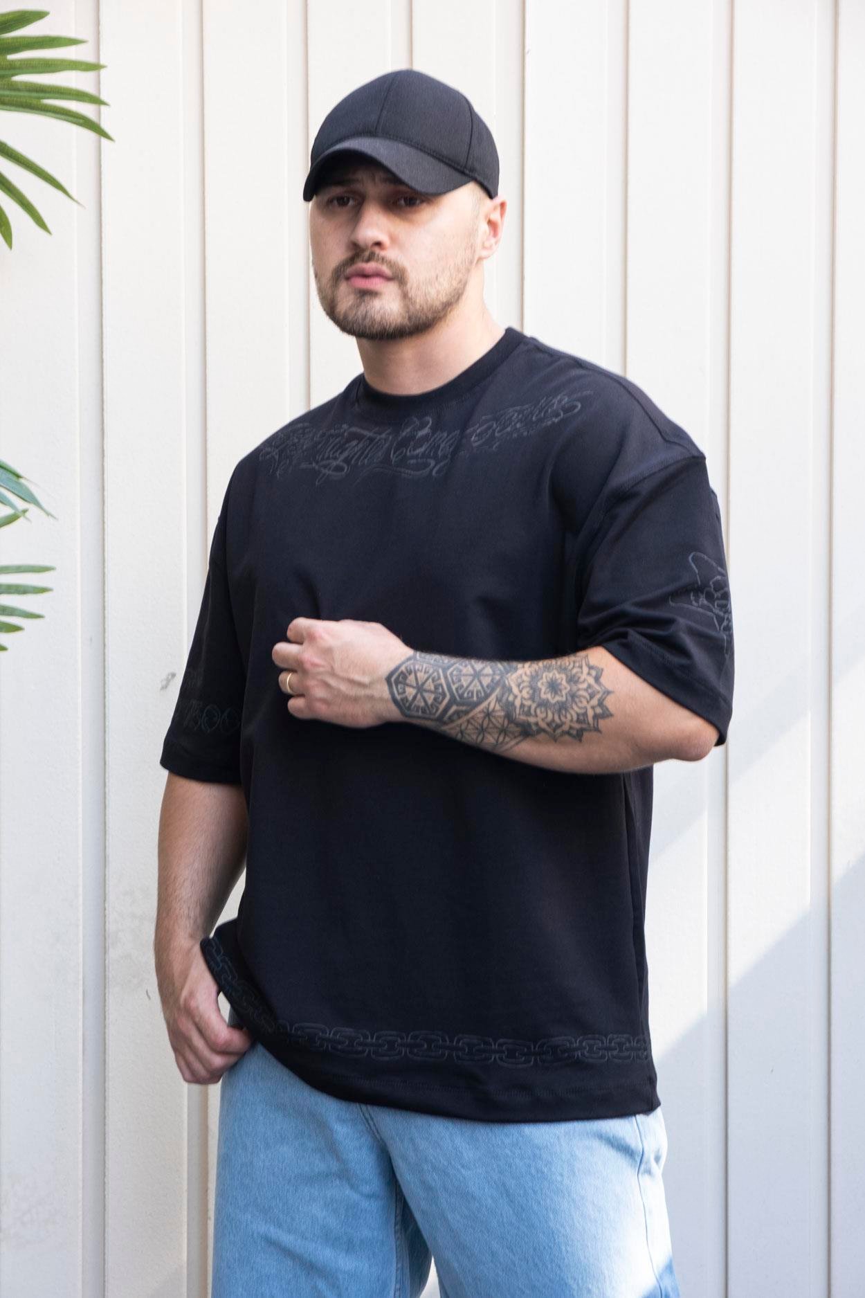 Baskılı Oversize T-Shirt (TSS37)
