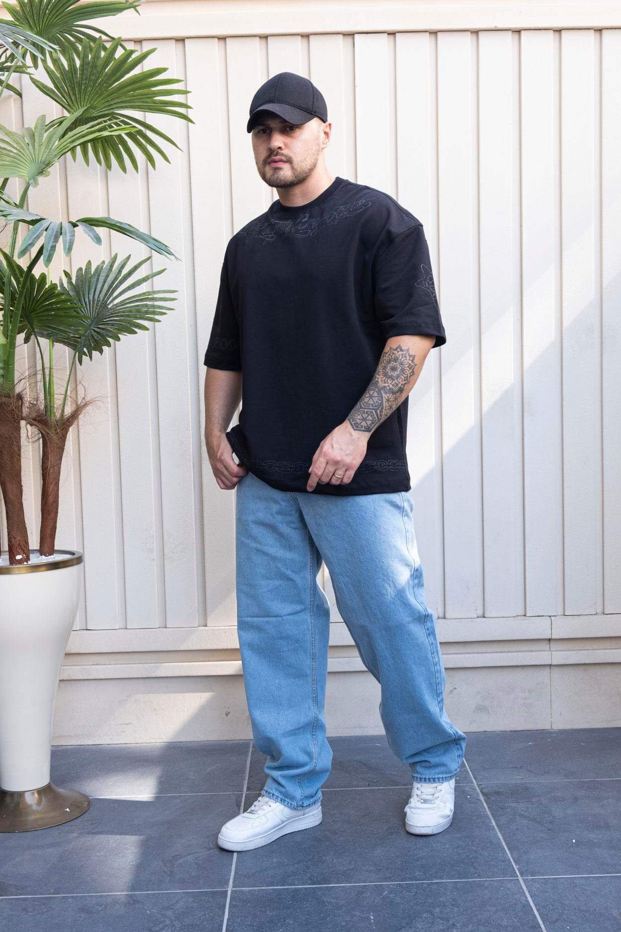 Baskılı Oversize T-Shirt (TSS37)