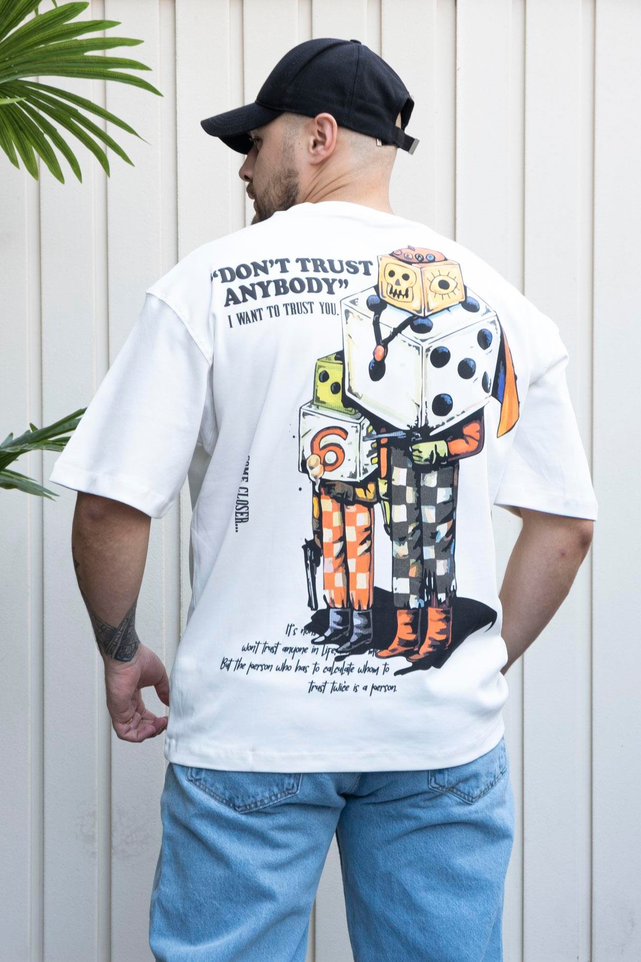 Baskılı Oversize T-Shirt (YTB03)