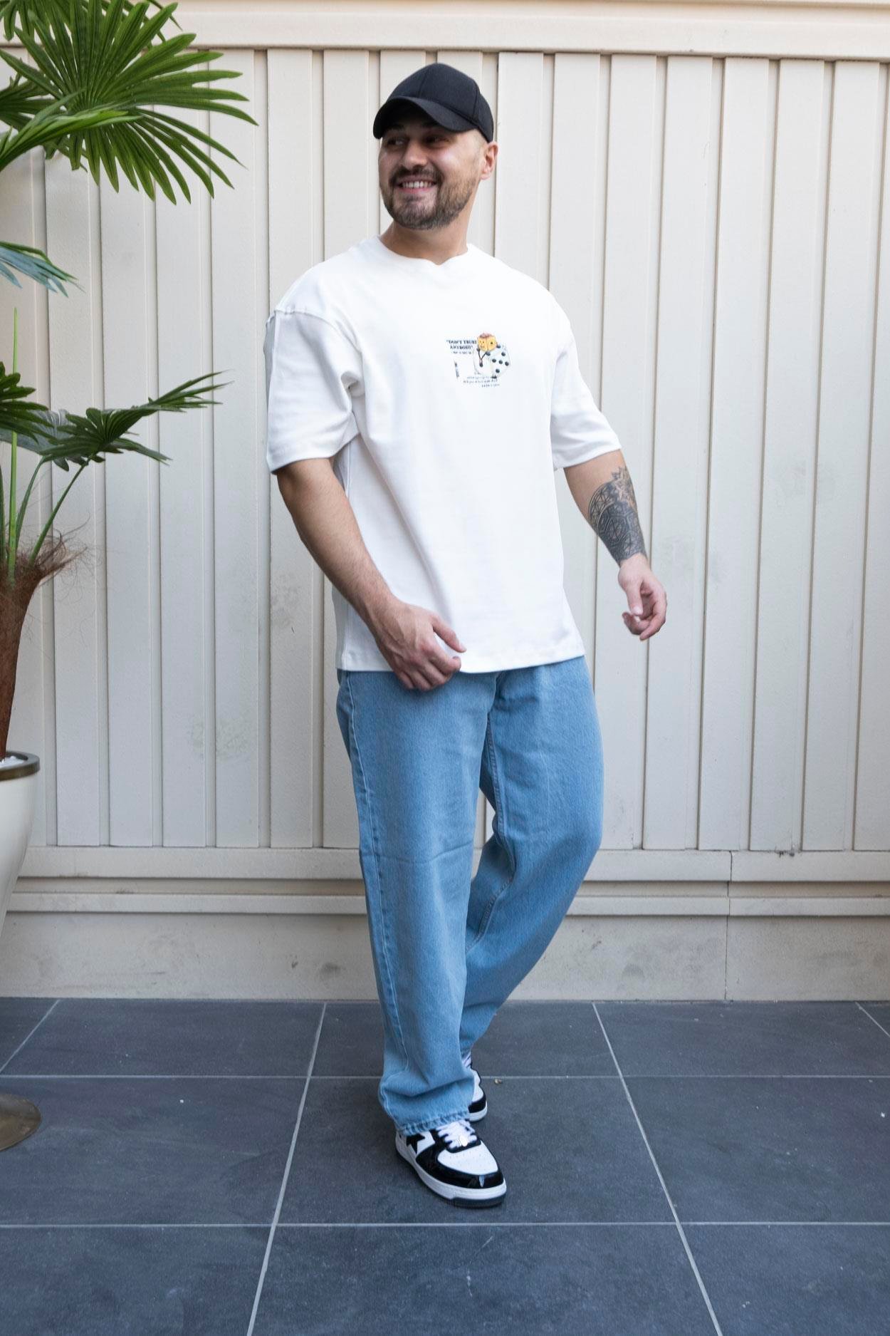 Baskılı Oversize T-Shirt (YTB03)