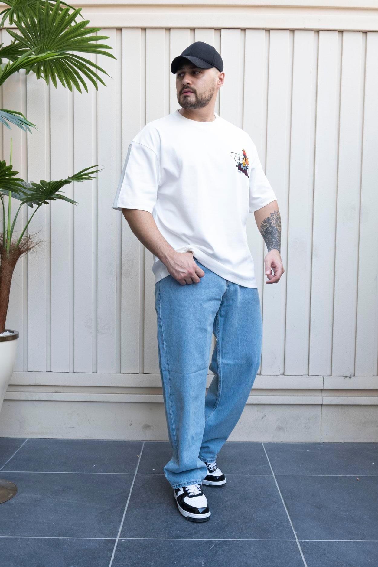 Baskılı Oversize T-Shirt (YTB04)