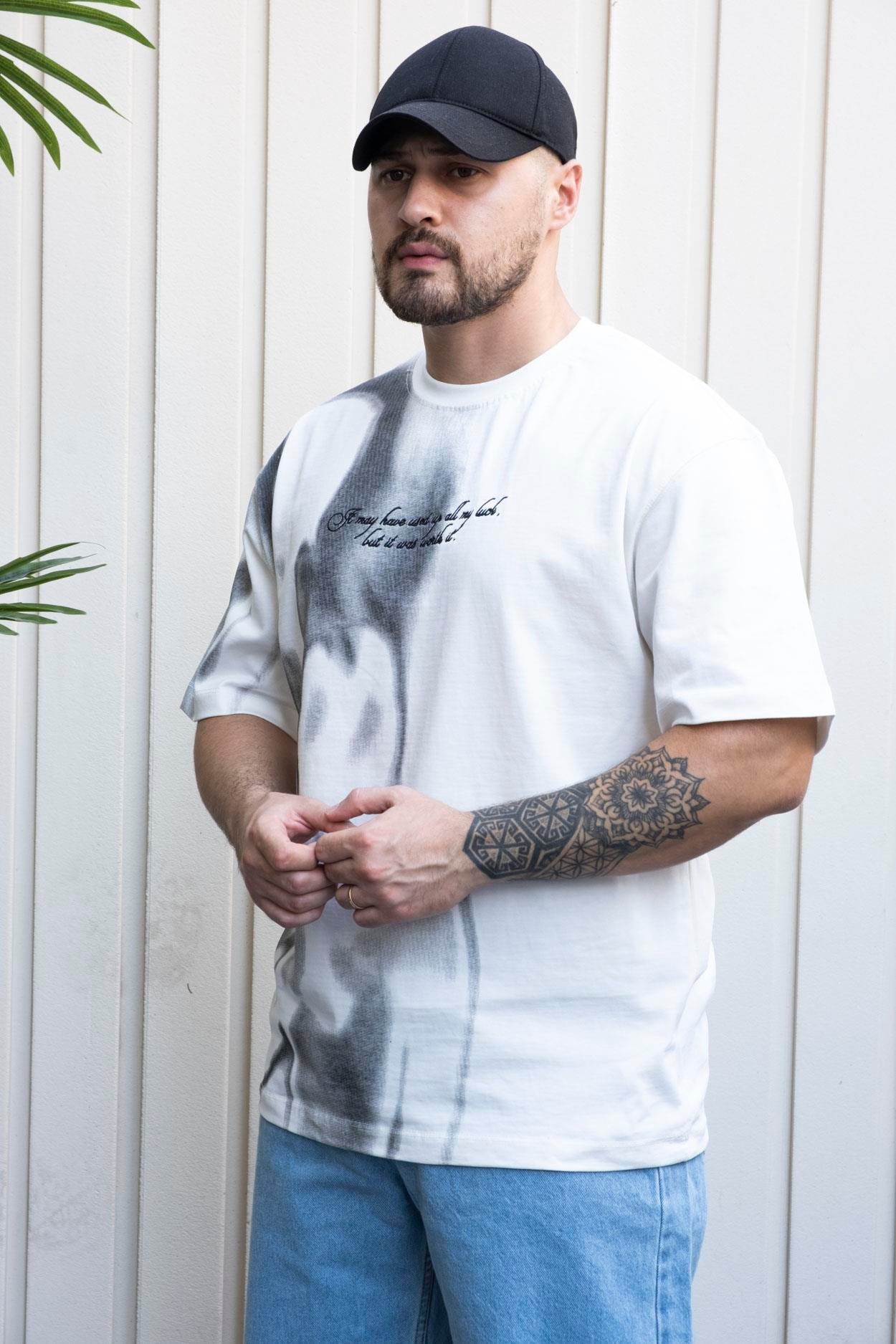 Baskılı Oversize T-Shirt (YTB06)
