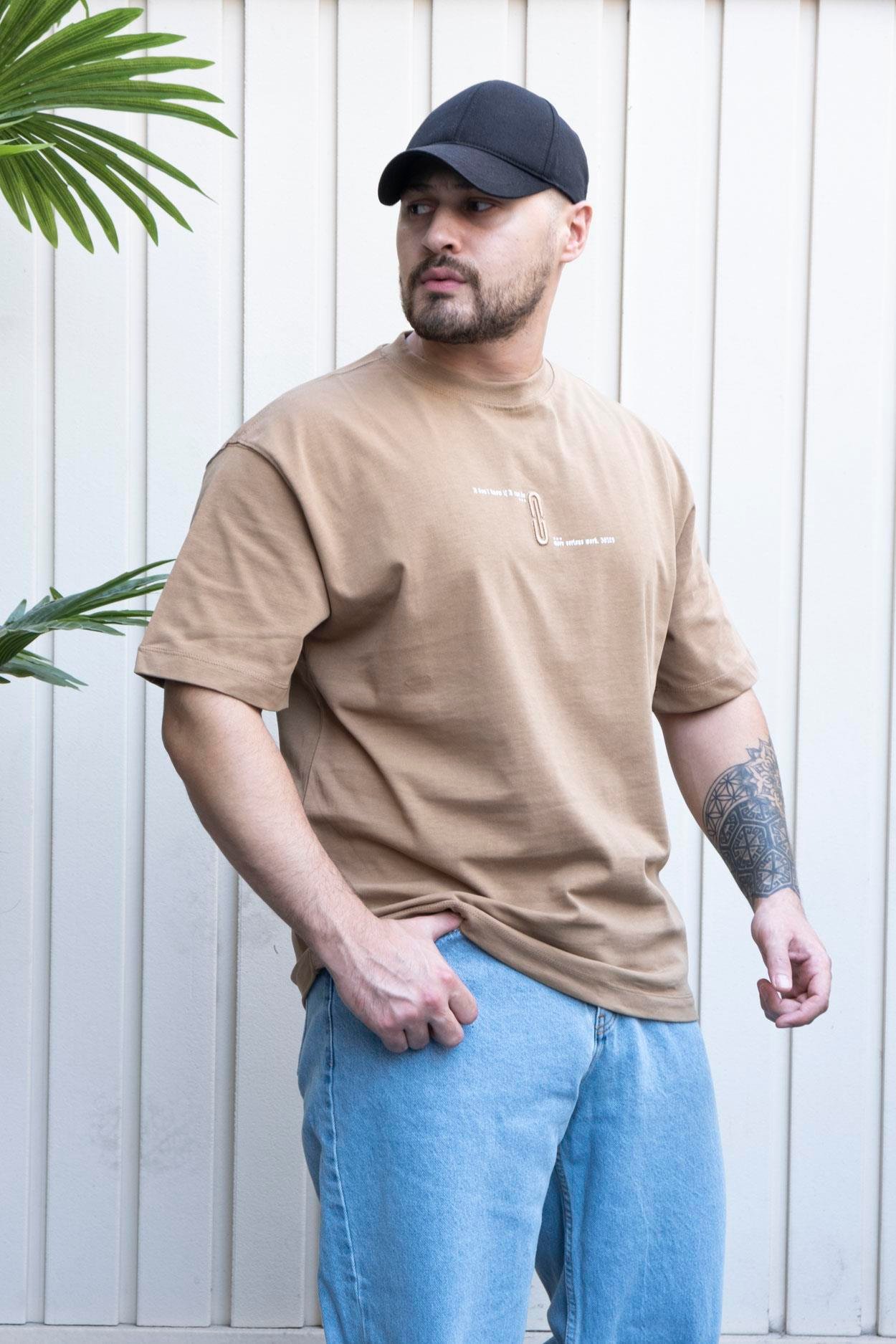 Baskılı Oversize T-Shirt (YTK02)
