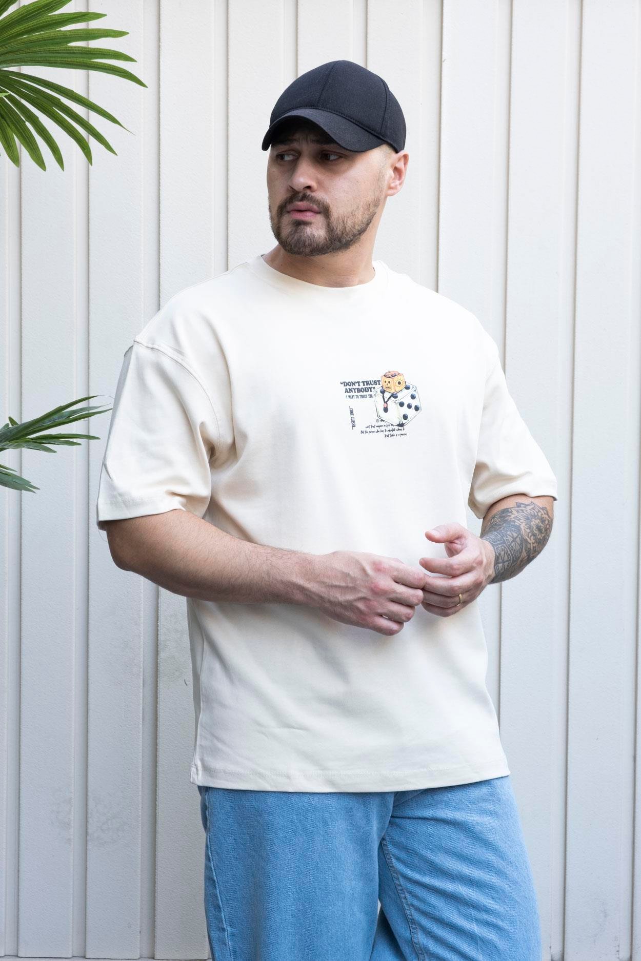 Baskılı Oversize T-Shirt (YTK03)