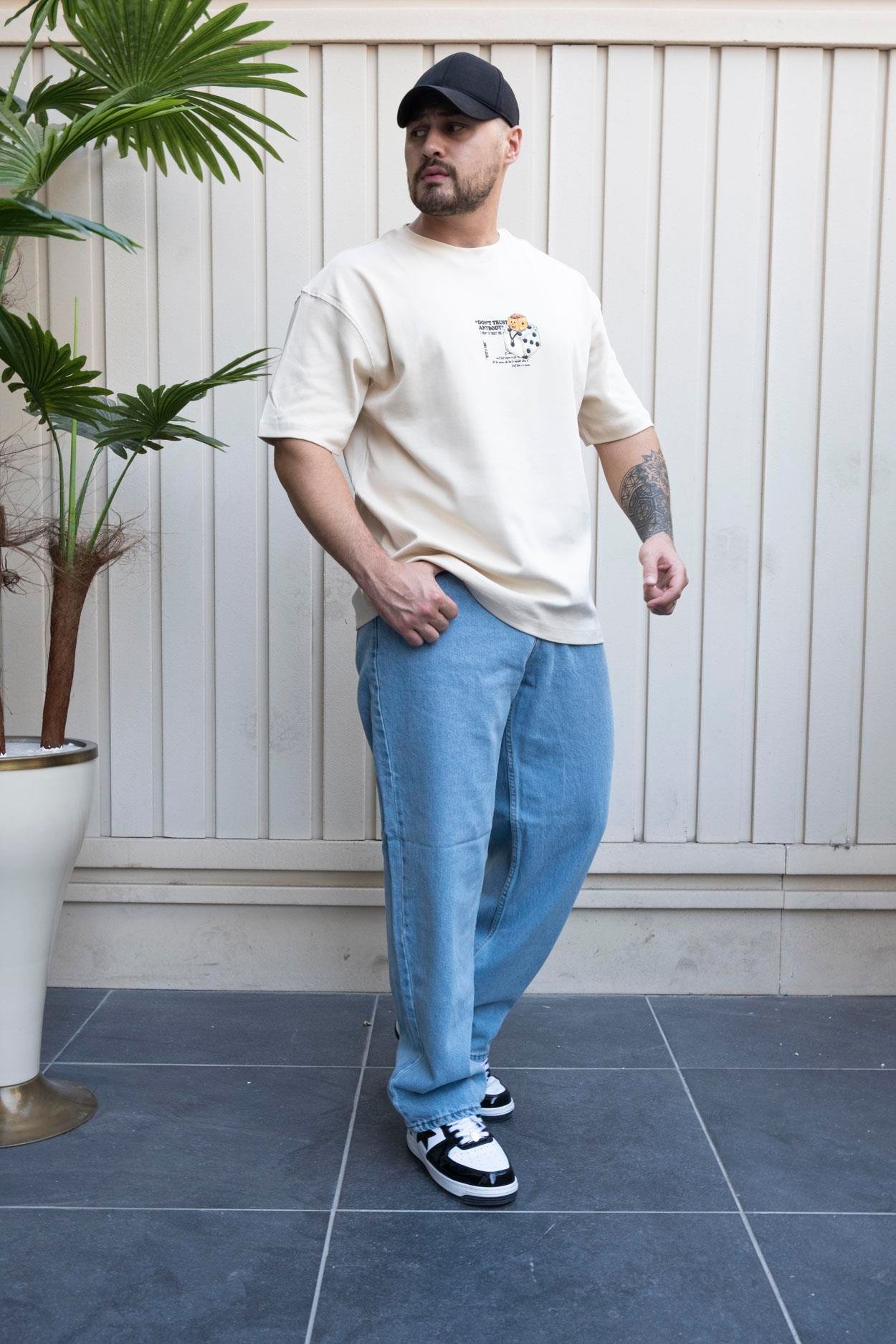 Baskılı Oversize T-Shirt (YTK03)