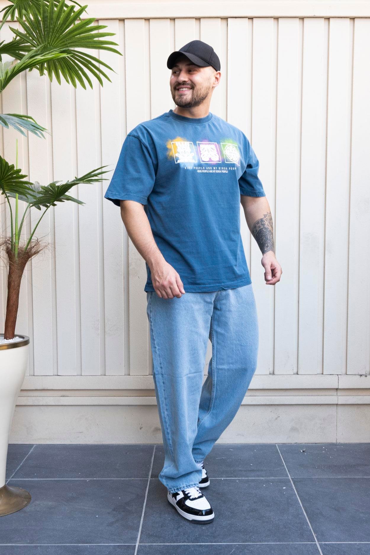 Baskılı Oversize T-Shirt (YTM08)