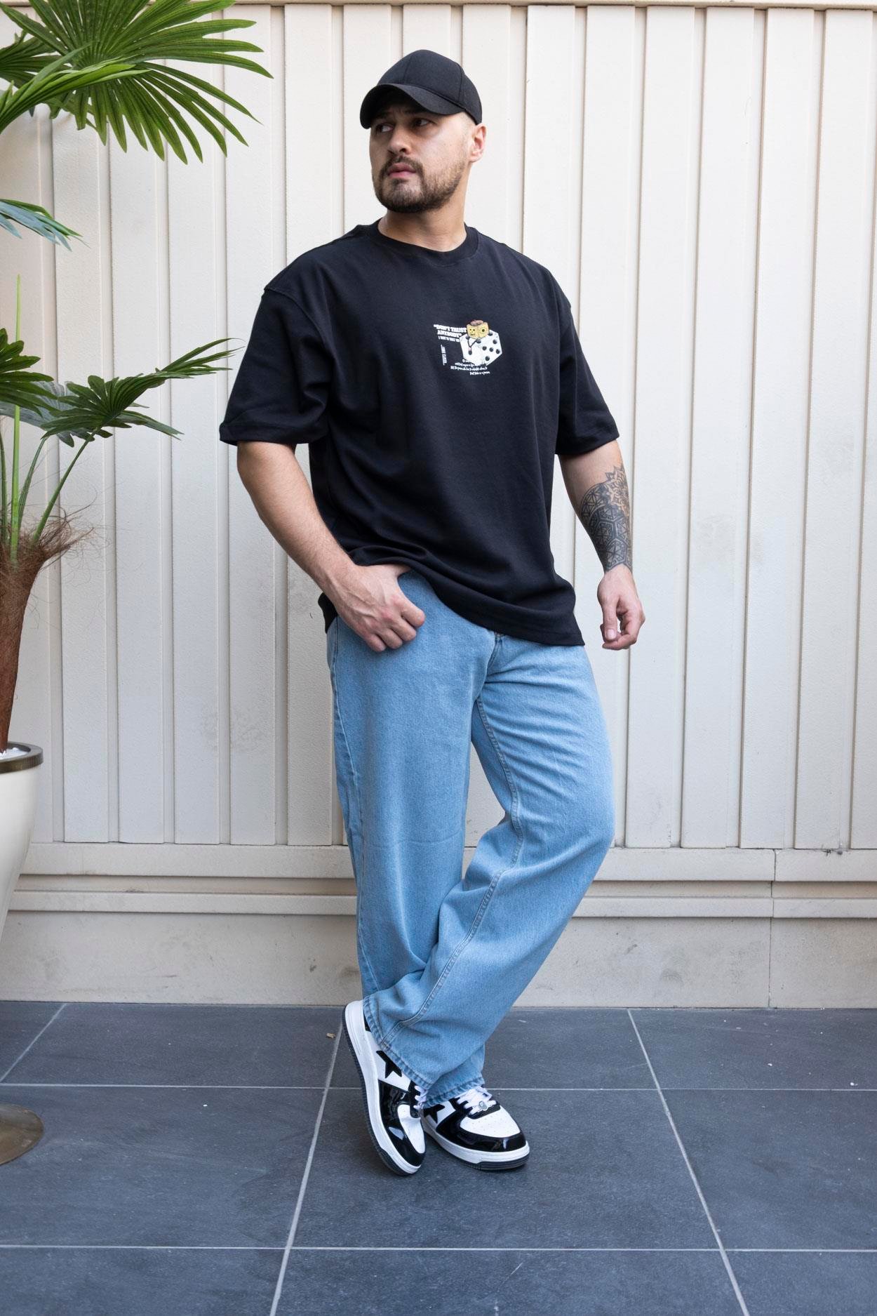 Baskılı Oversize T-Shirt (YTS03)