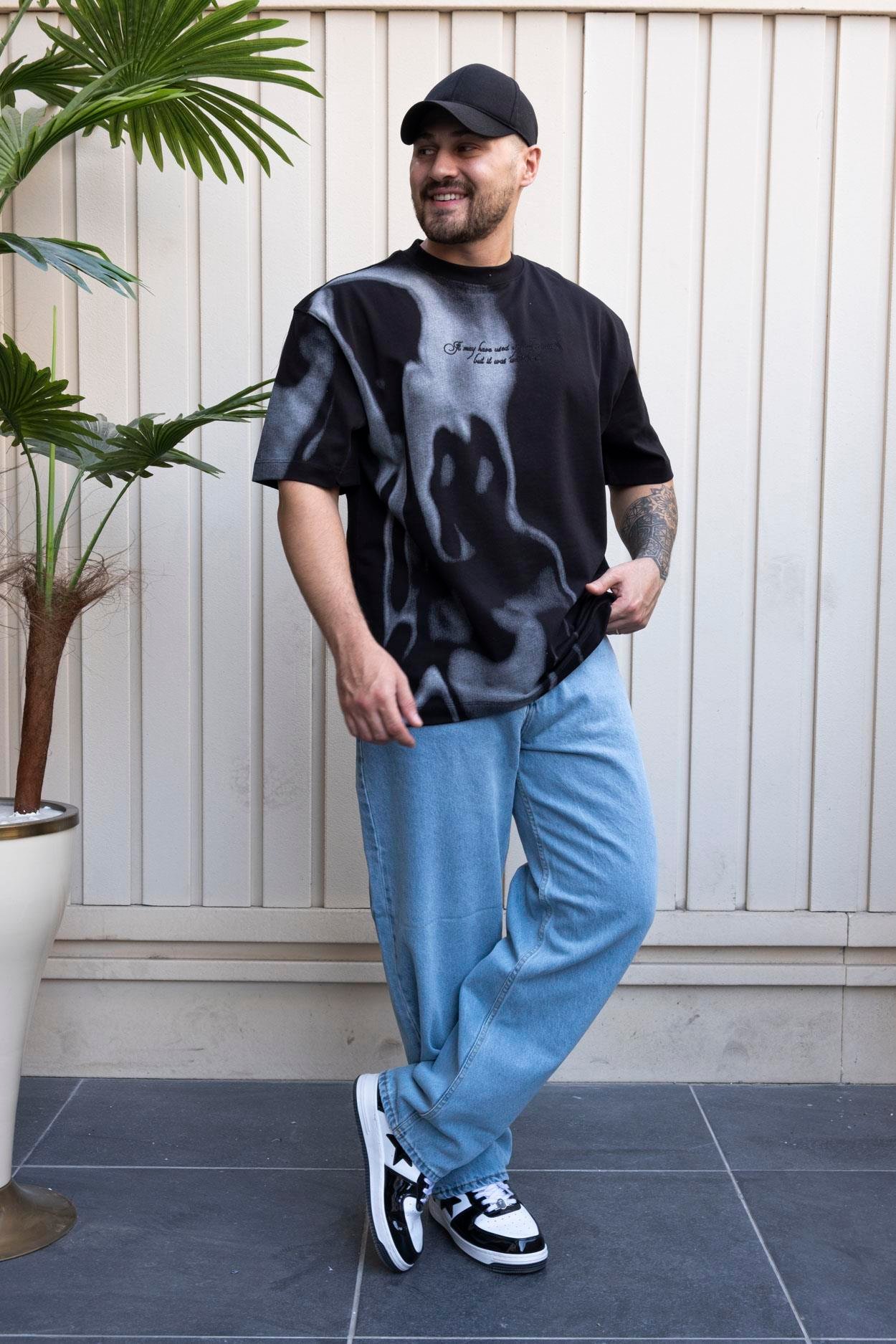 Baskılı Oversize T-Shirt (YTS06)