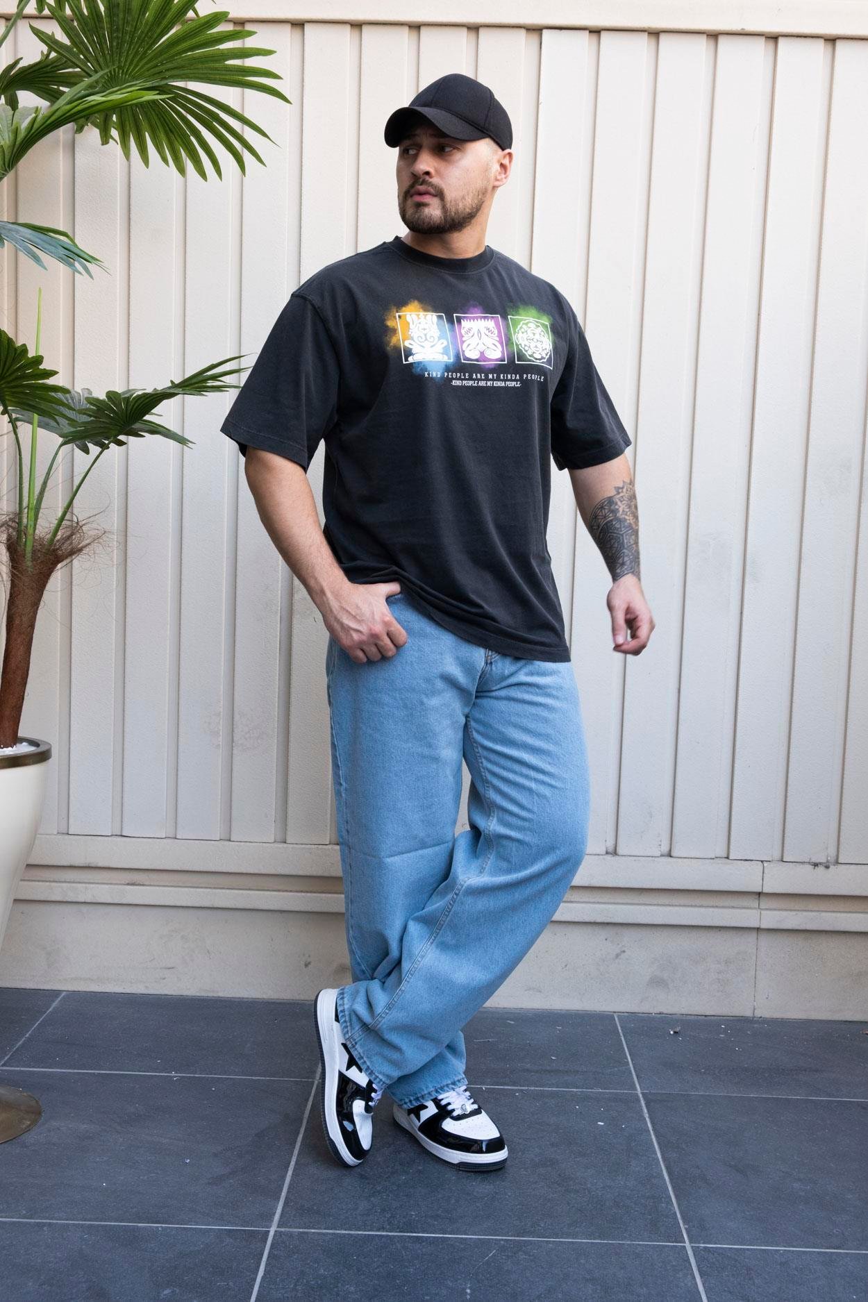 Baskılı Oversize T-Shirt (YTS08)