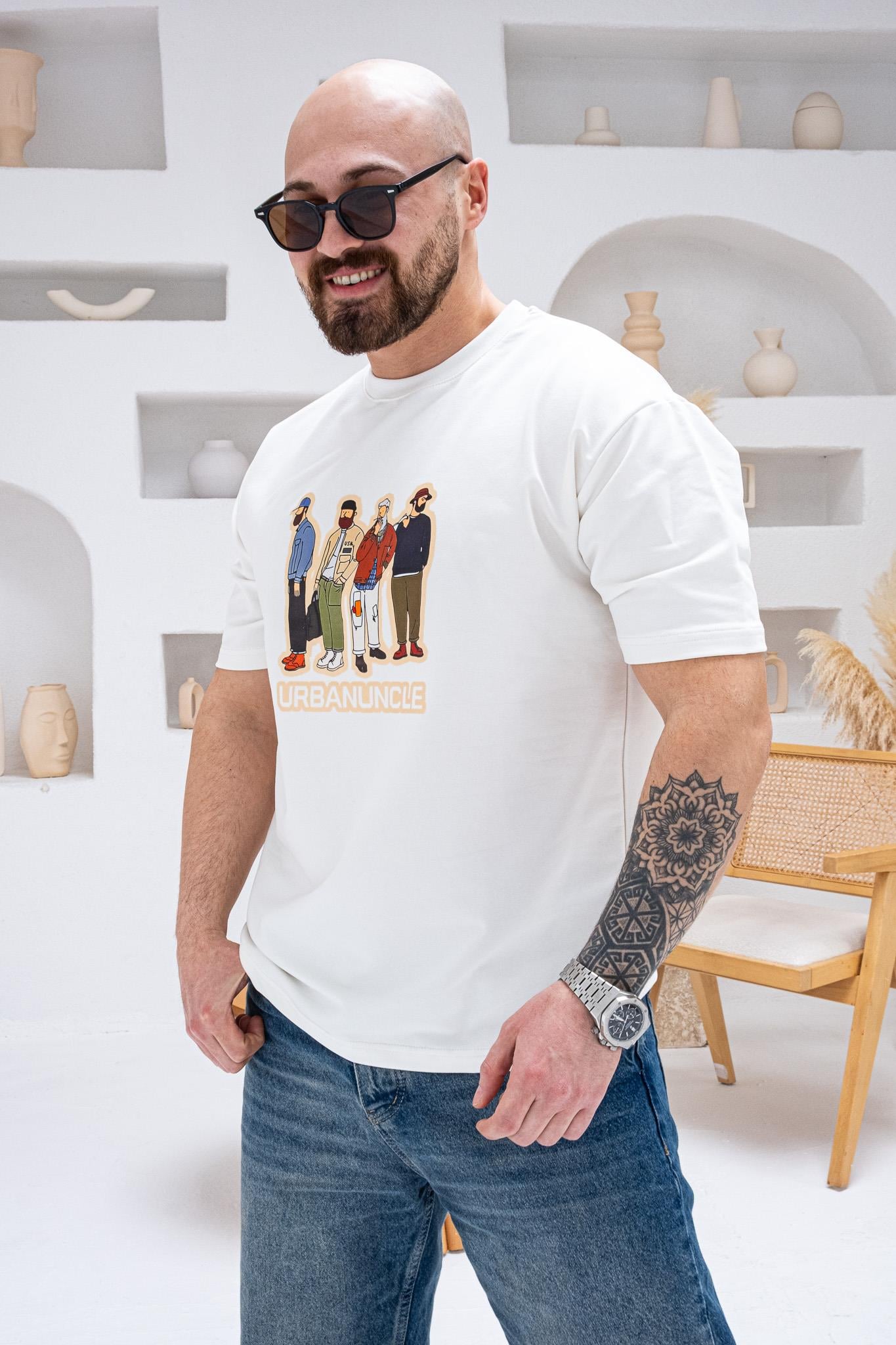Baskılı Rahat Kalıp T-shirt(TSB64)