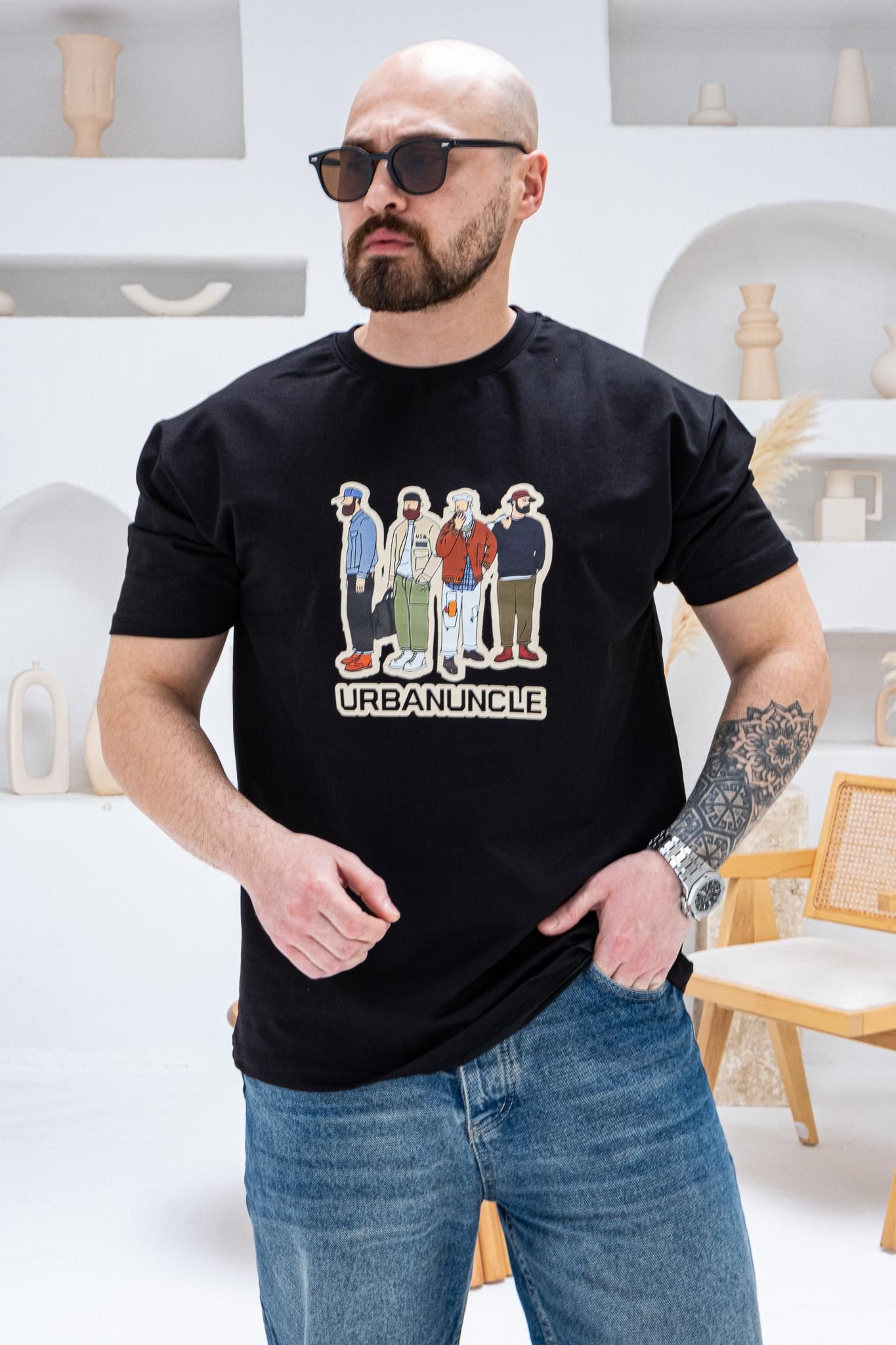 Baskılı Rahat Kalıp T-shirt(TSS64)