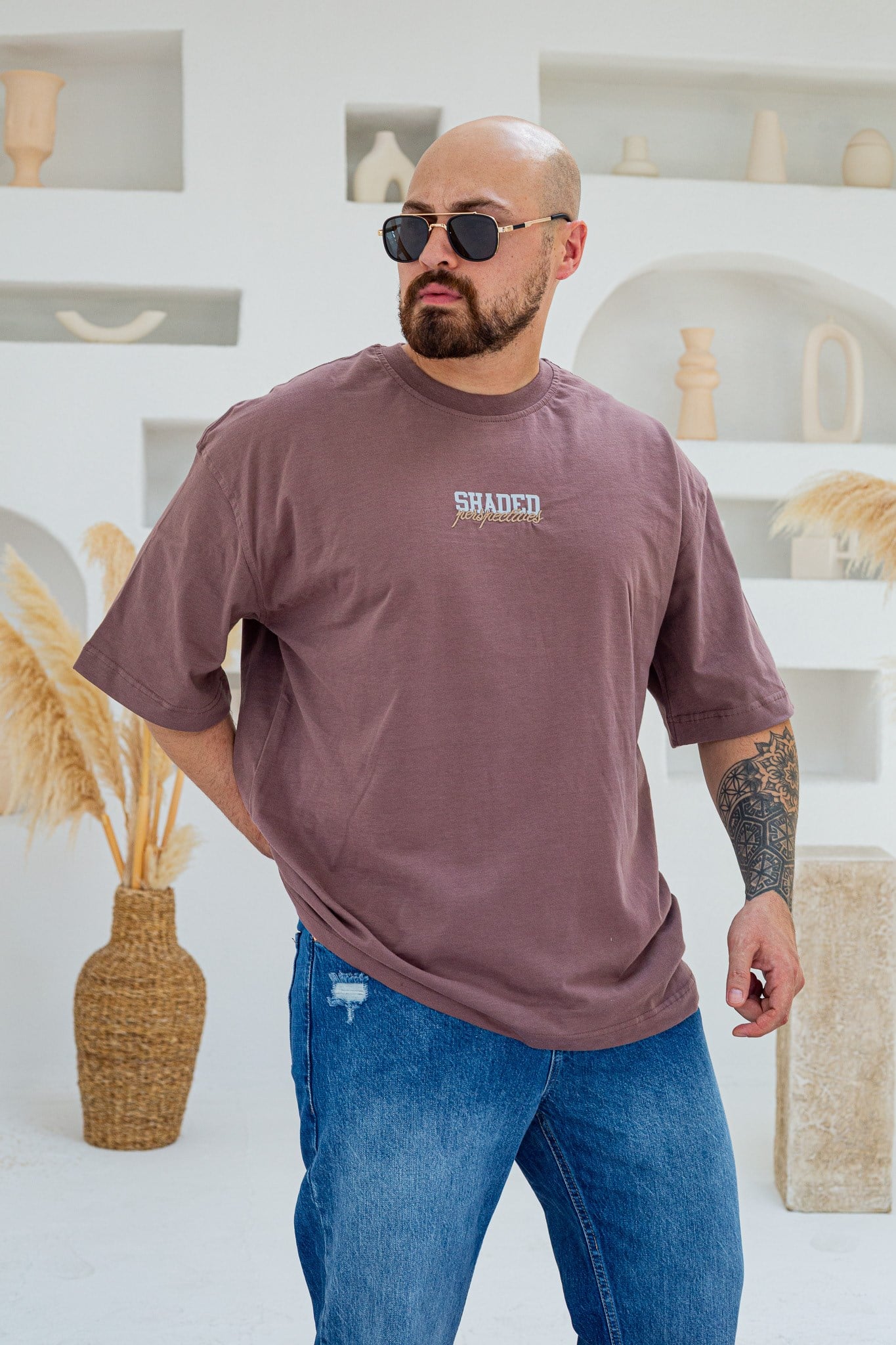 Baskılı Ve Nakışlı Oversize T-Shirt (TSKA99)