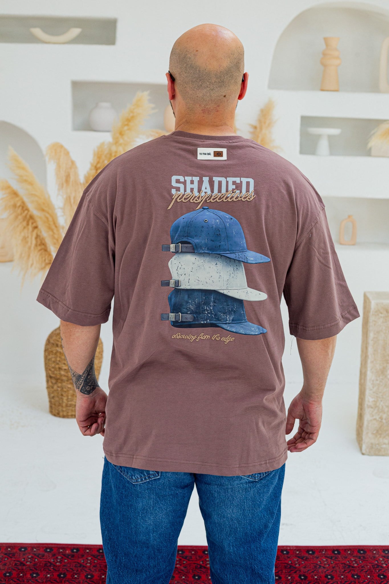 Baskılı Ve Nakışlı Oversize T-Shirt (TSKA99)