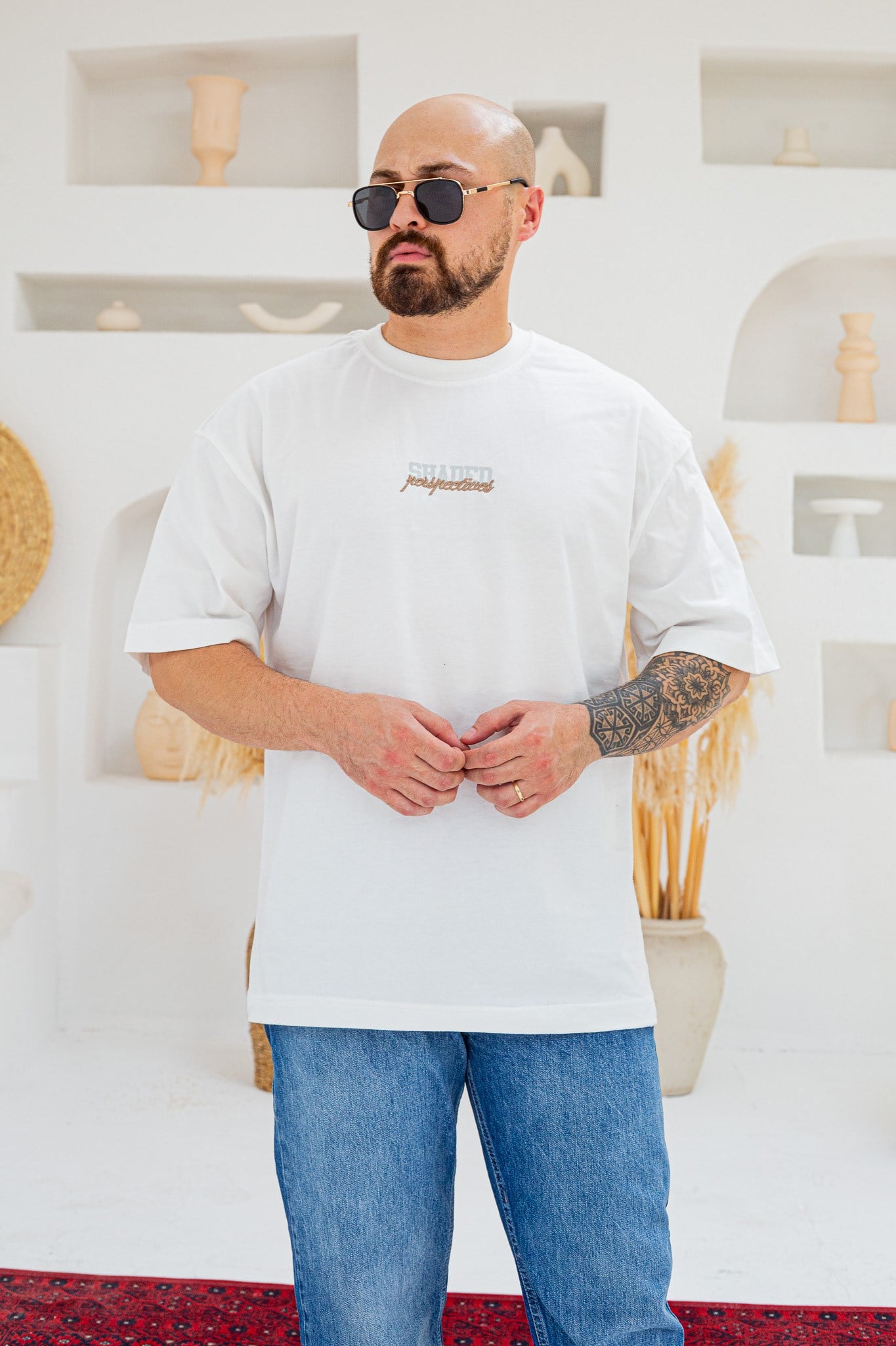 Baskılı Ve Nakışlı Oversize T-Shirt (TSB99)