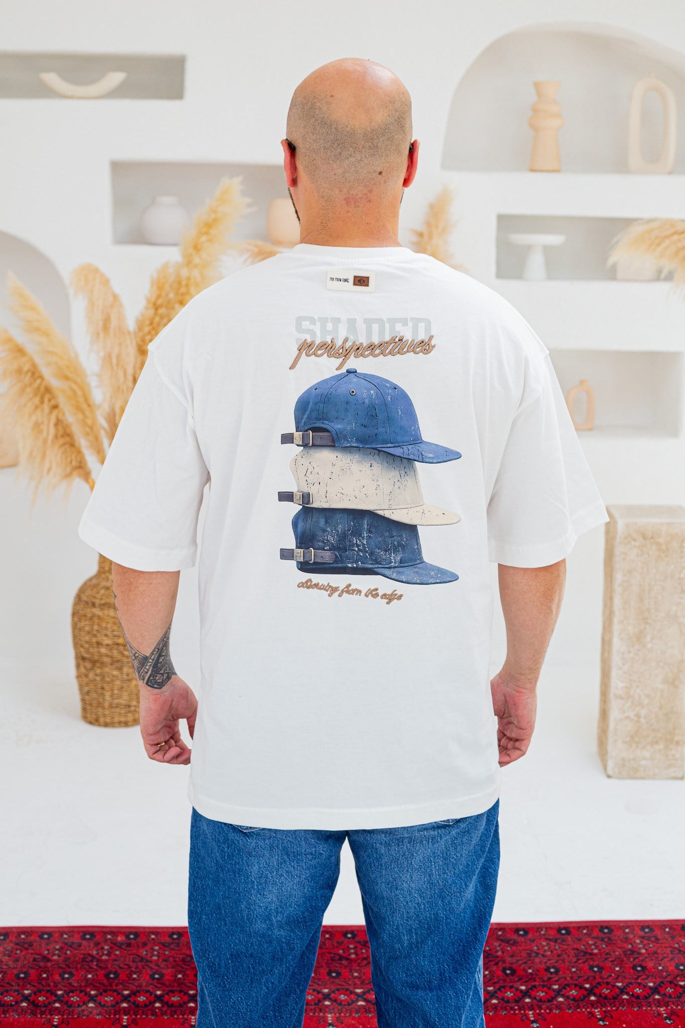 Baskılı Ve Nakışlı Oversize T-Shirt (TSB99)