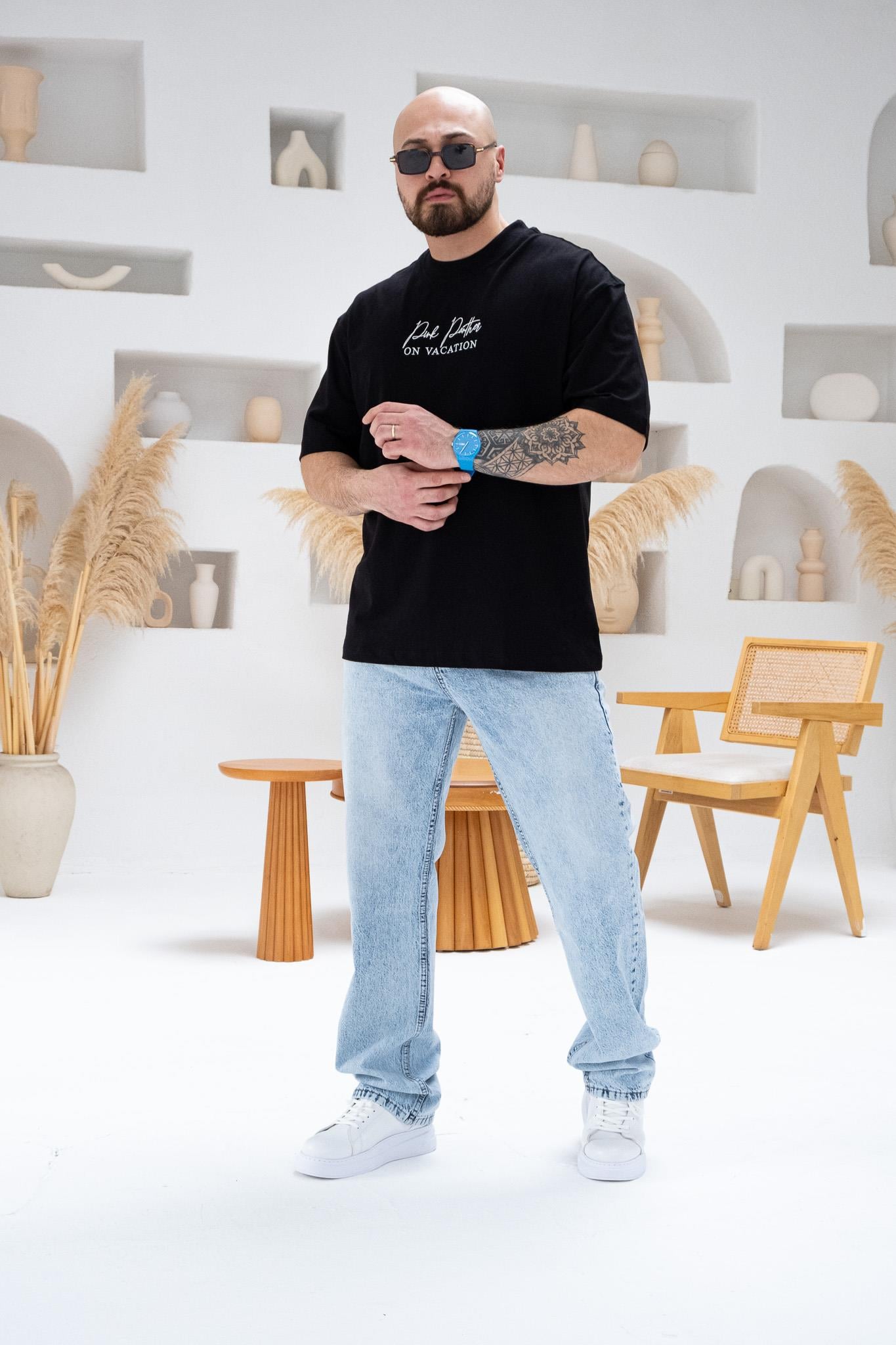 Baskılı Ve Nakışlı Oversize T-Shirt (TSS46)