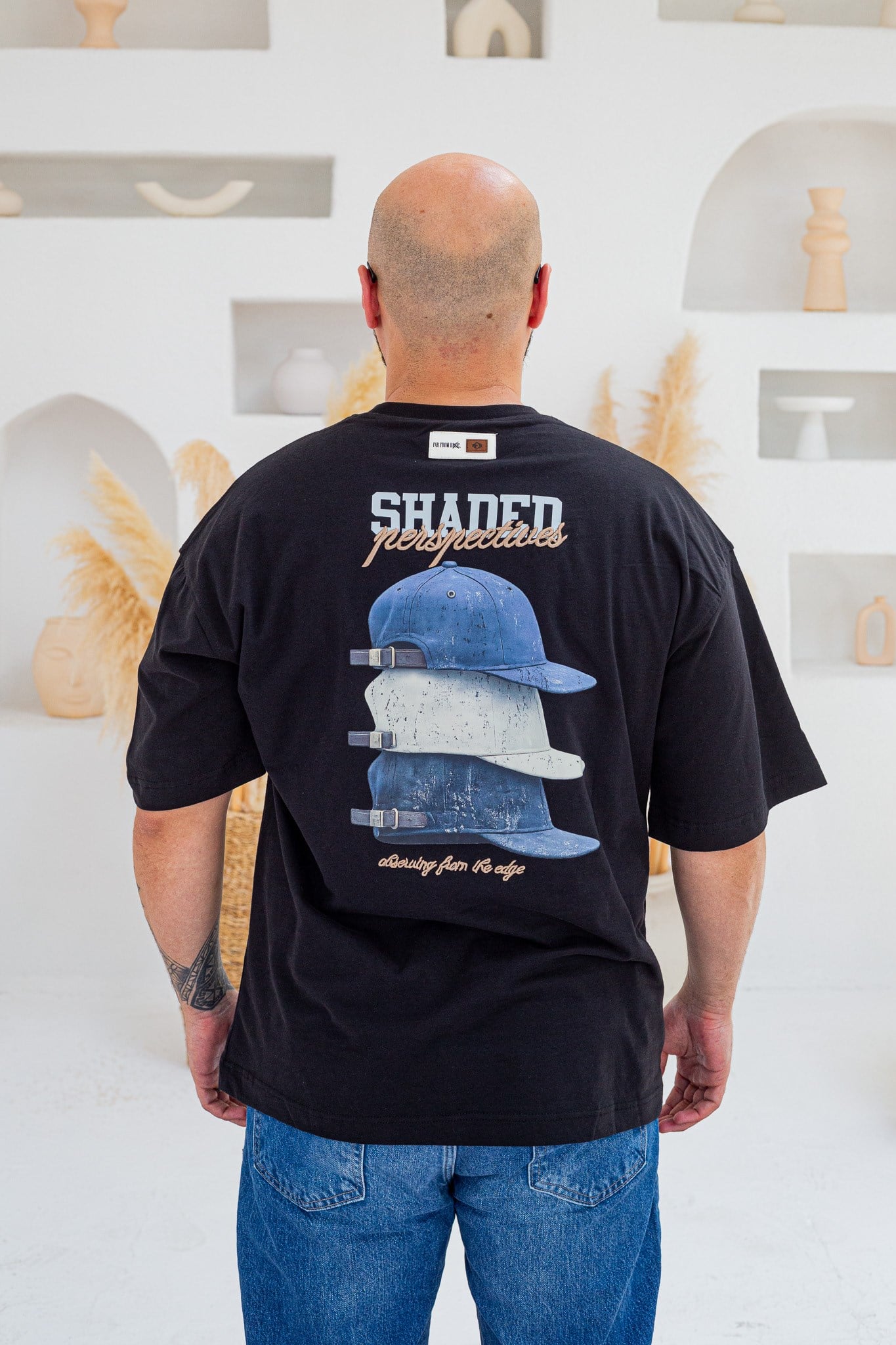 Baskılı Ve Nakışlı Oversize T-Shirt (TSS99)