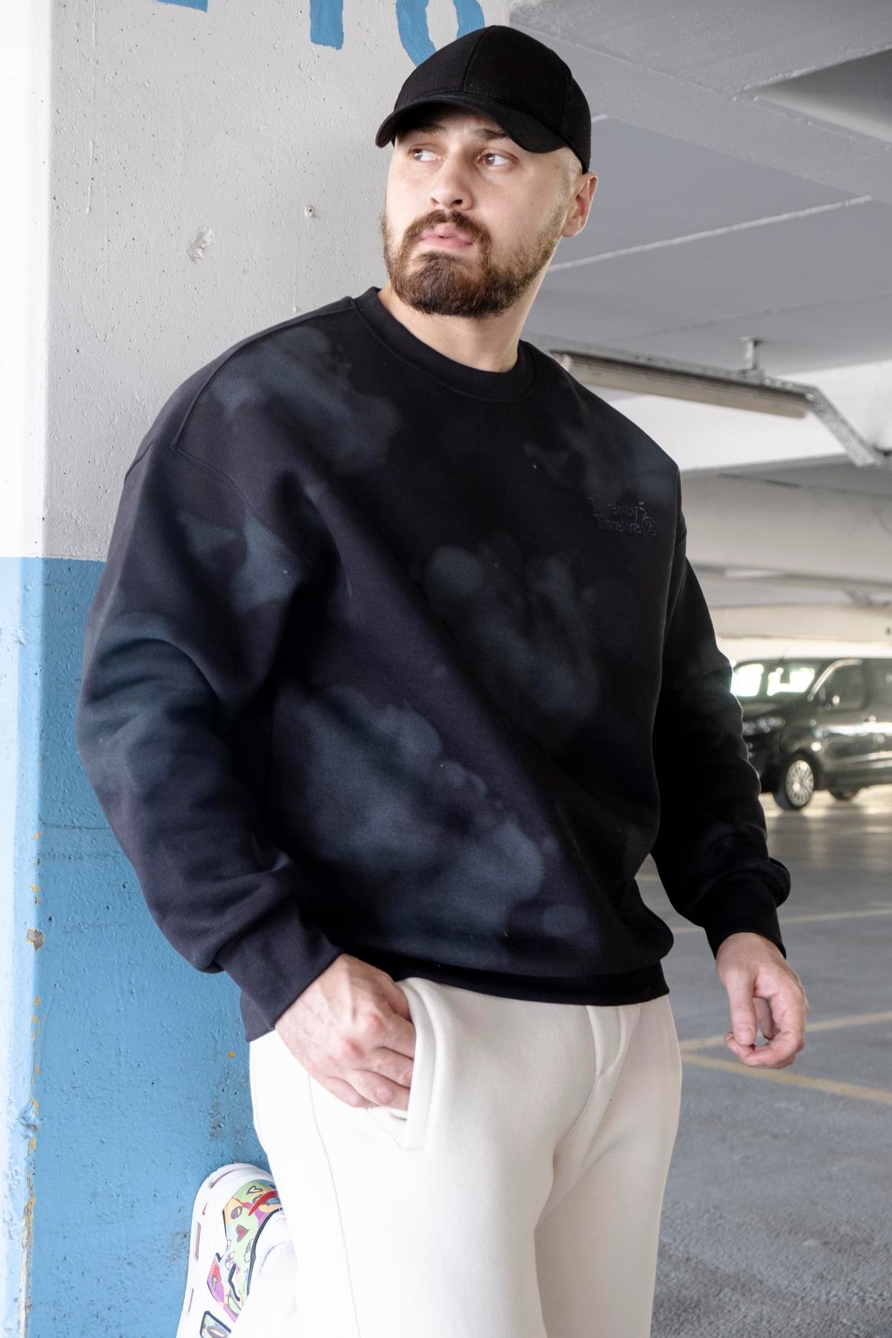 Batik Desenli Rahat Kalıp Sweatshirt (SVTS01)