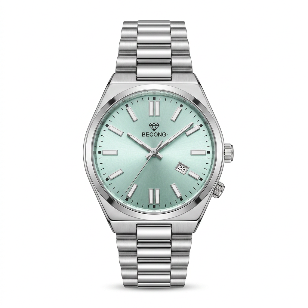Beconq Imperial Sapphire Çelik Kordon Erkek Kol Saati (131)