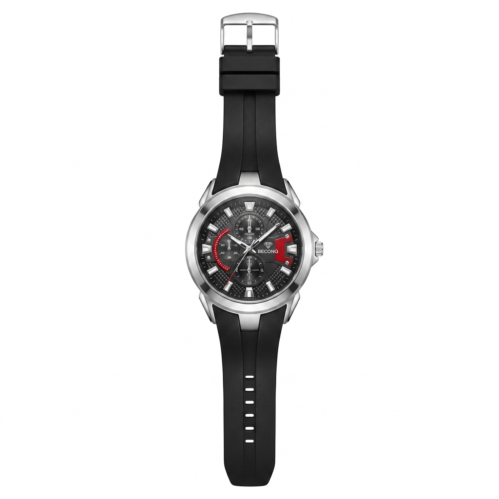 Beconq Nitro Silikon Kordon Sportif Erkek Kol Saati (96)