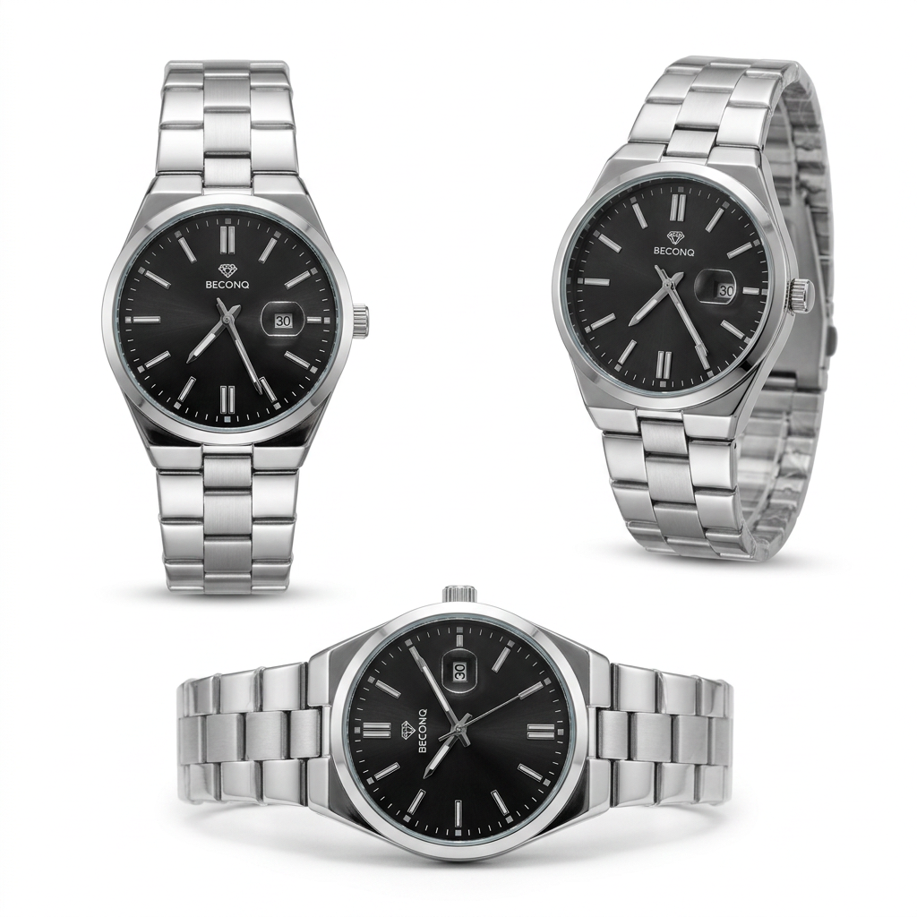 Beconq Prestige Collection Çelik Kordon Erkek Kol Saati (126)