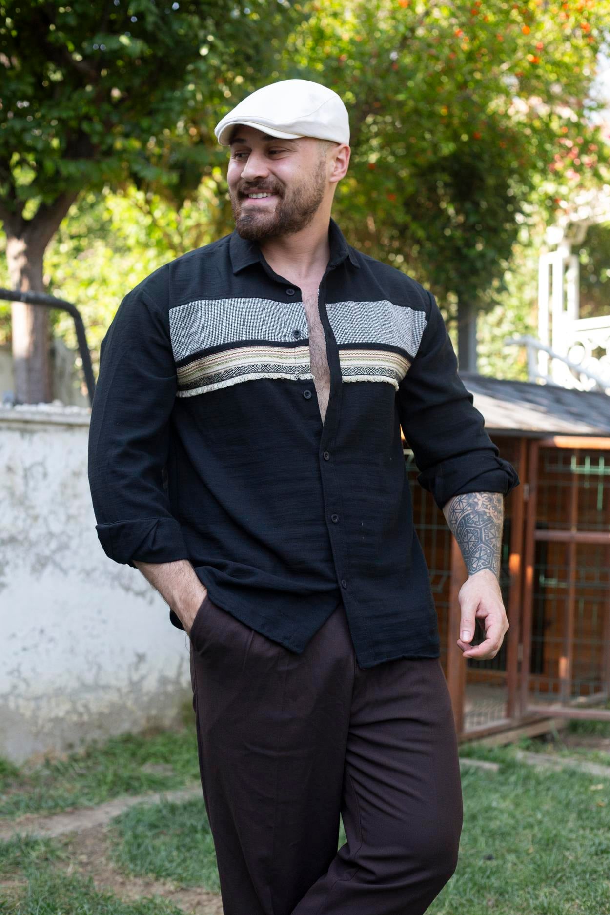 Bohem Keten Gömlek (GMS54)