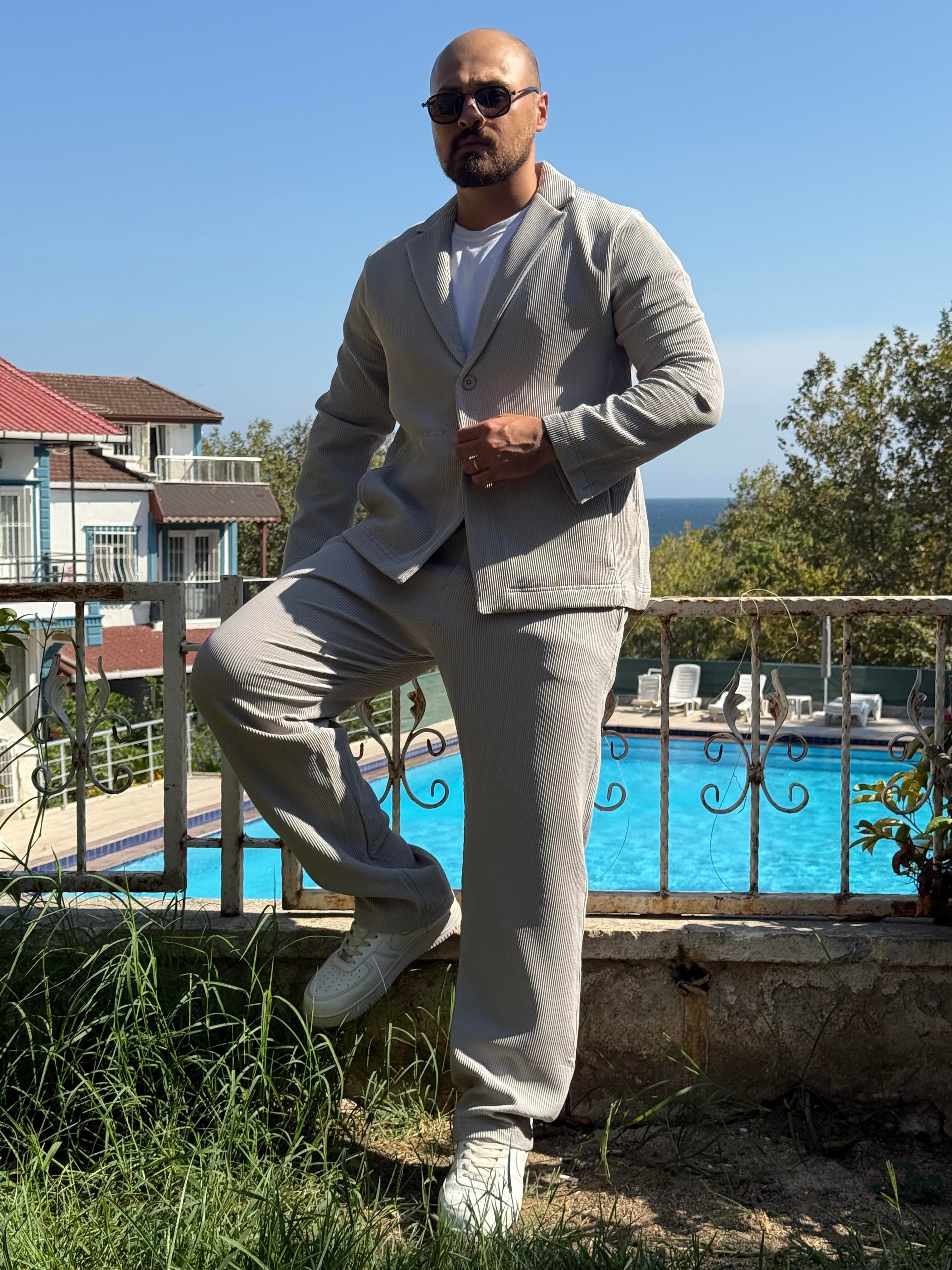 Ceket-Jogger Rahat Kalıp Takım (TKG16)