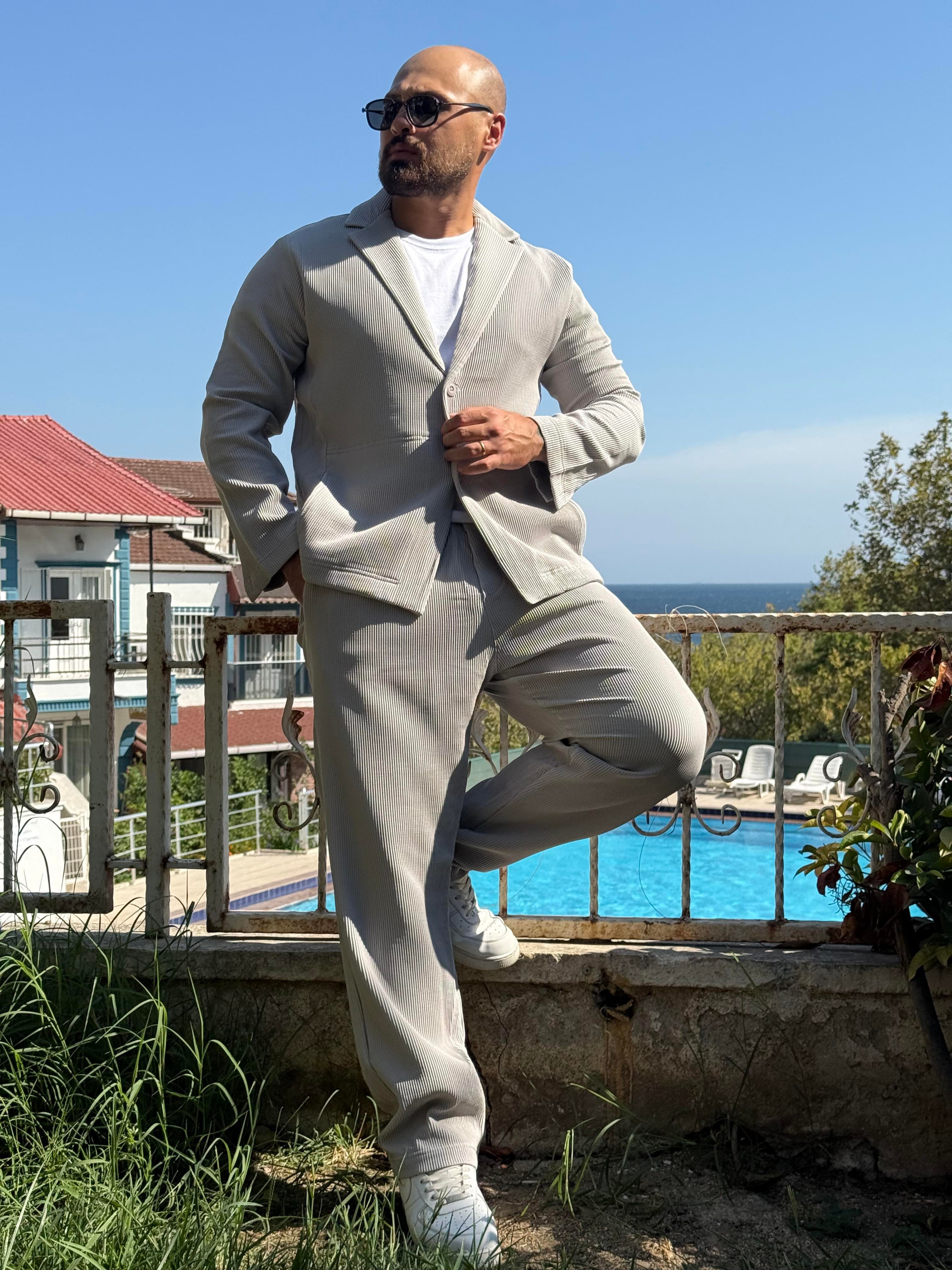 Ceket-Jogger Rahat Kalıp Takım (TKG16)