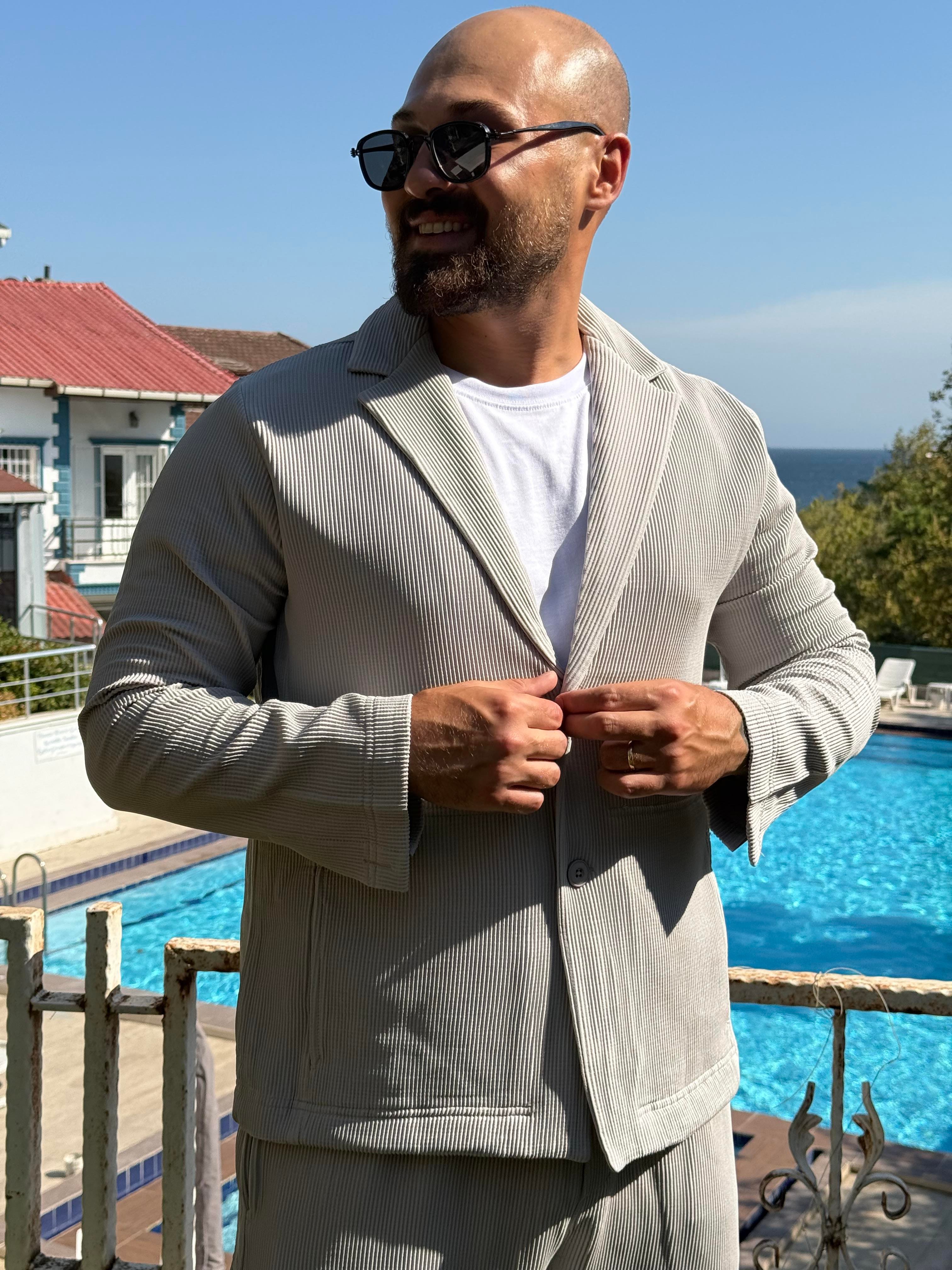 Ceket-Jogger Rahat Kalıp Takım (TKG16)