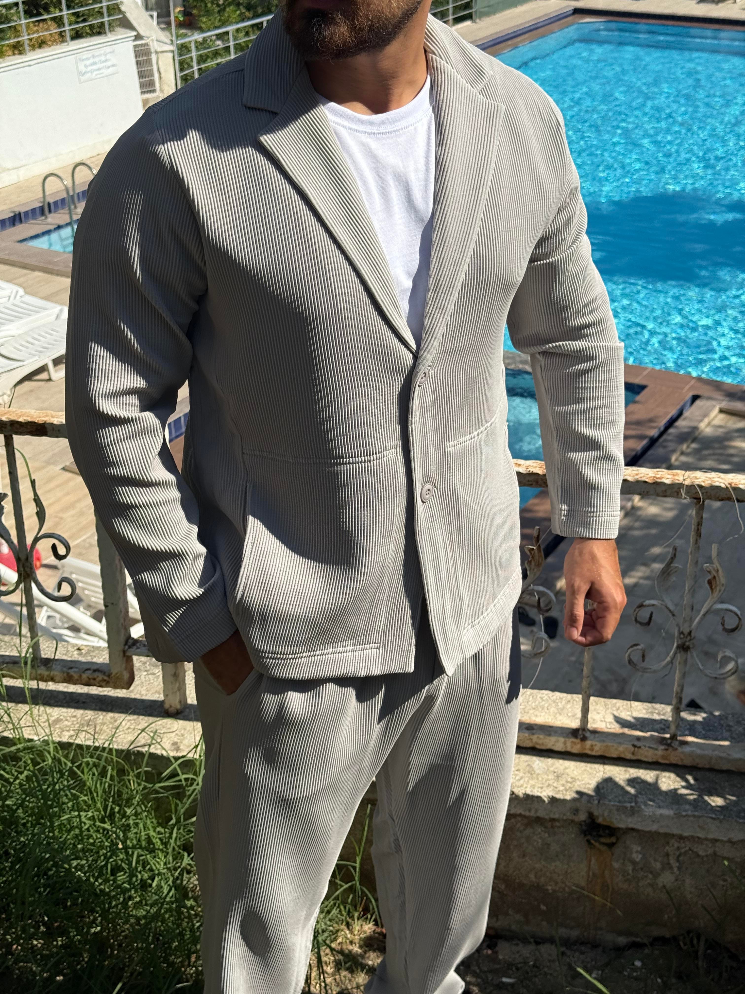 Ceket-Jogger Rahat Kalıp Takım (TKG16)