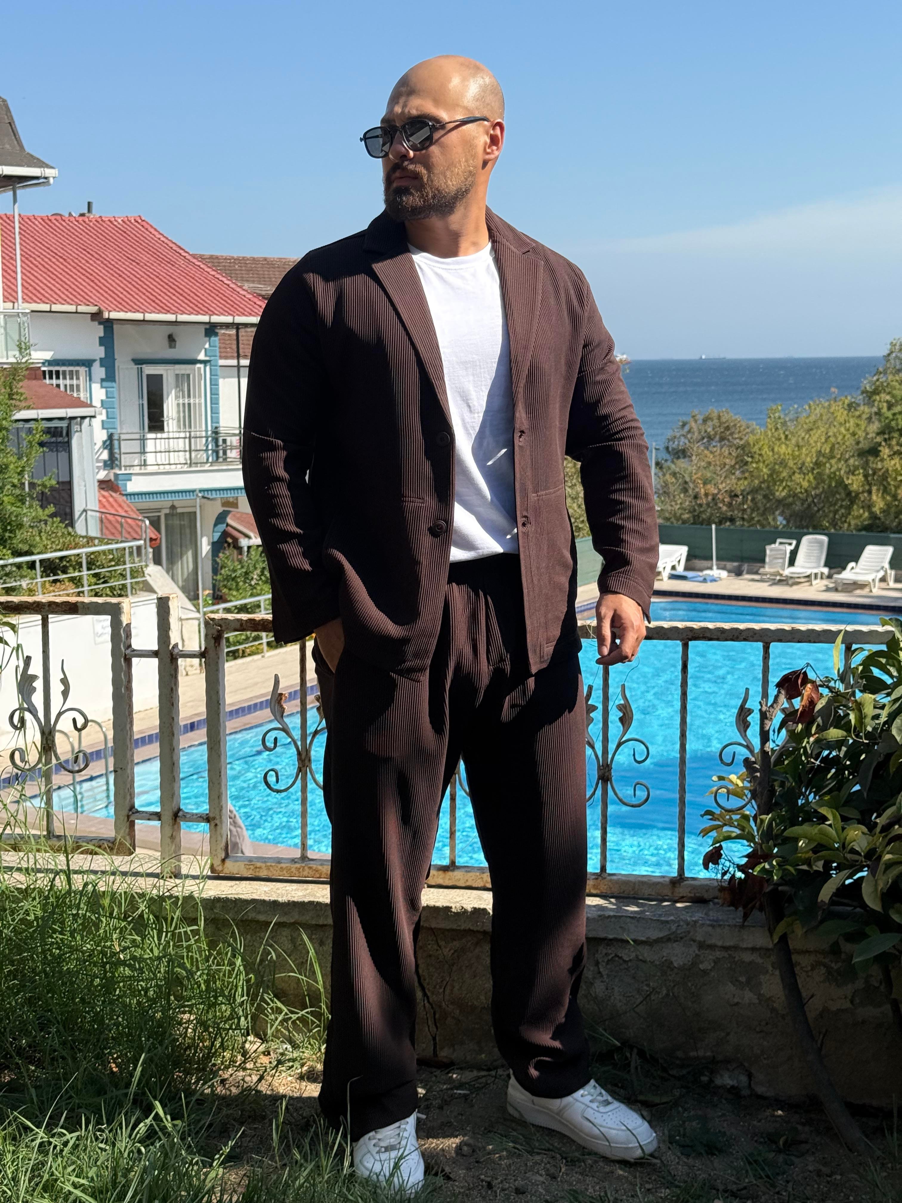 Ceket-Jogger Rahat Kalıp Takım (TKKA16)