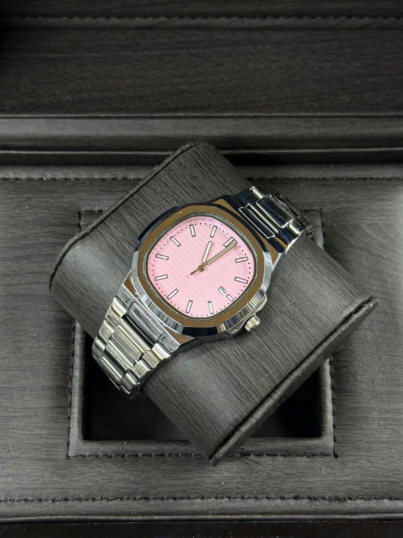 Çelik Kordon Lüks Erkek Kol Saati - Nautilus Serisi (33)