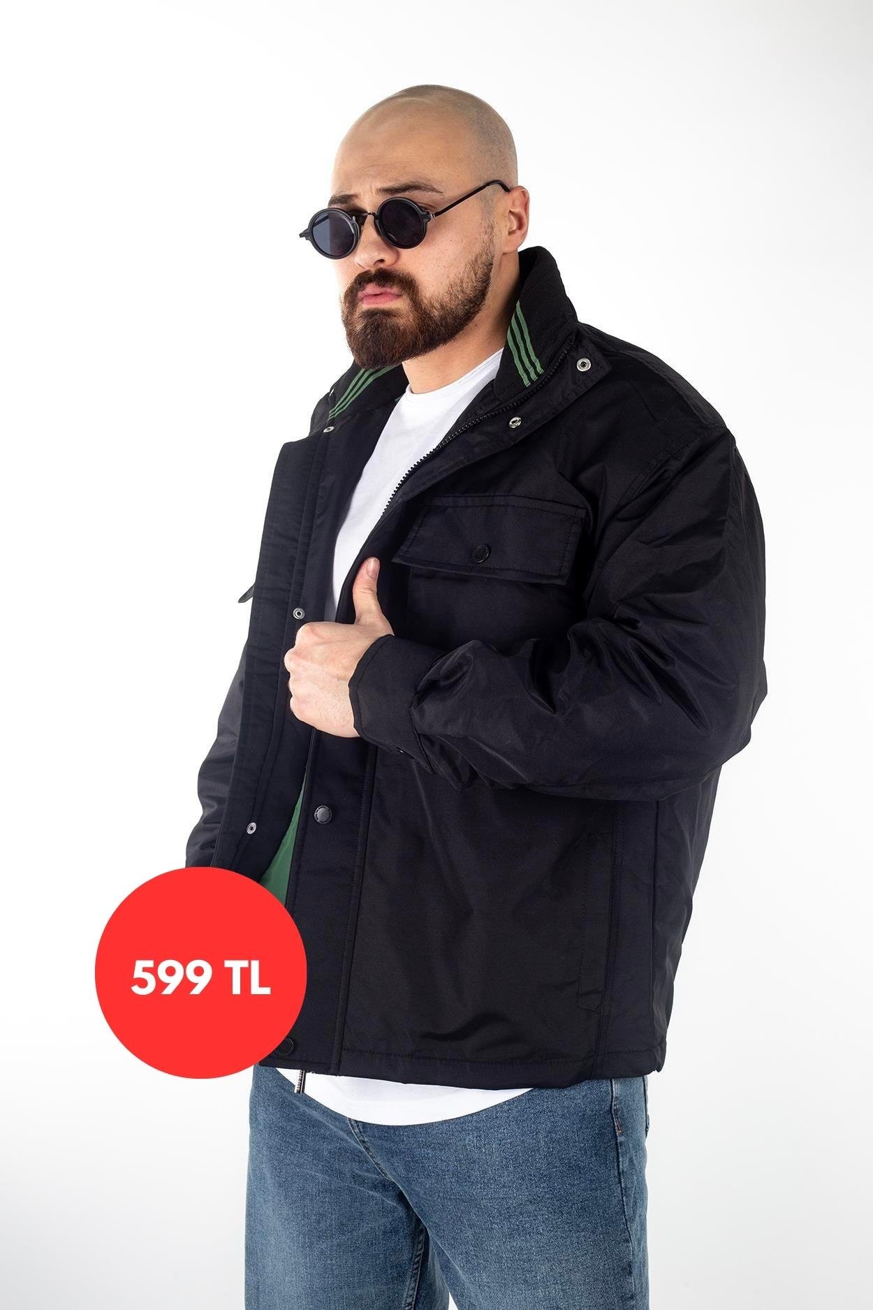 Cep Detaylı Bomber Ceket (MEVS64)