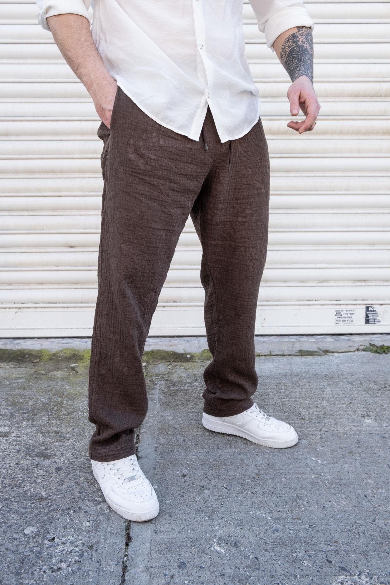 Çiçek Desenli Rahat Kalıp Jogger (JGK21)