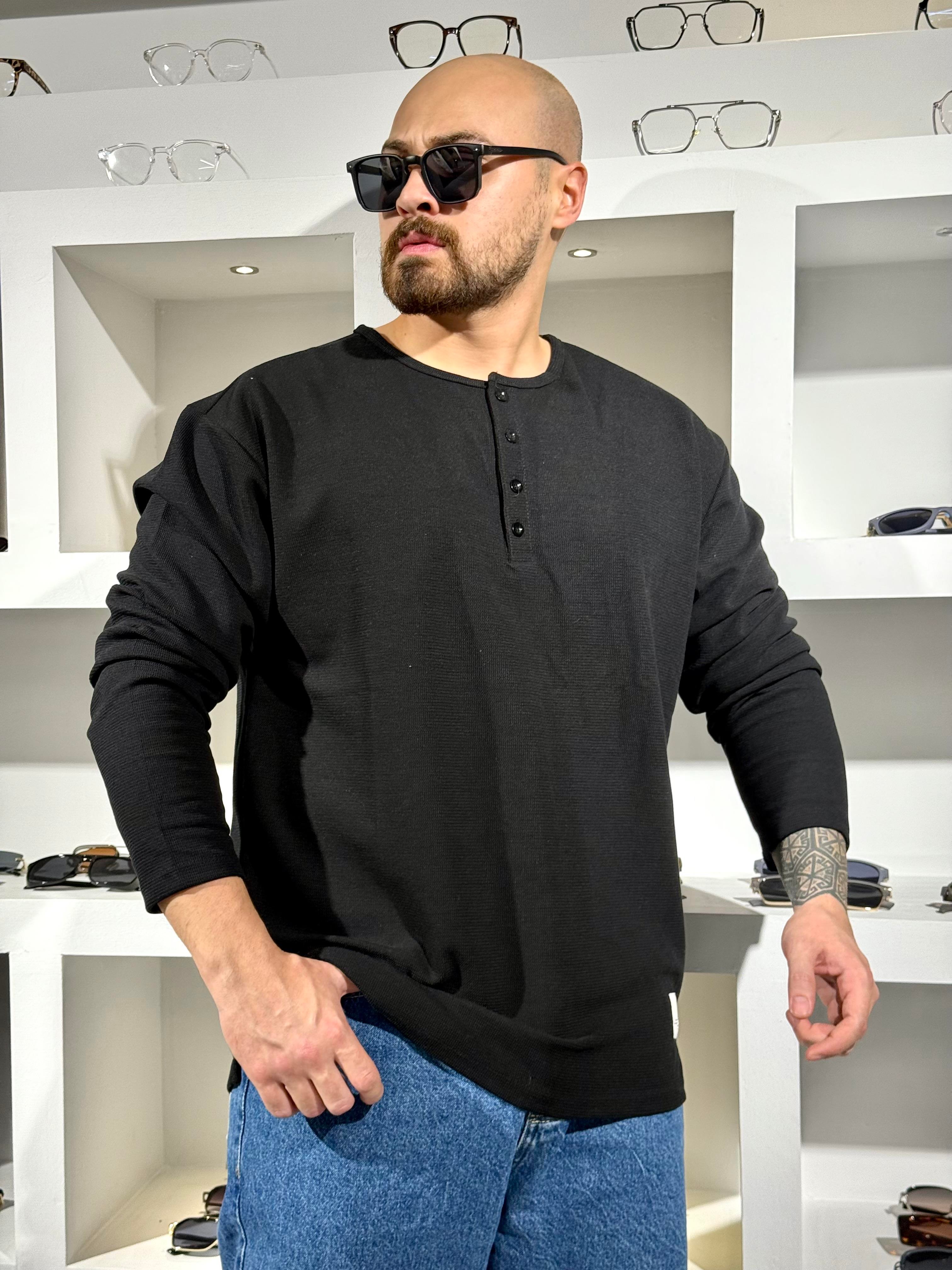 Düğme Detaylı Kampanyalı Sweatshirt (SVTS78)
