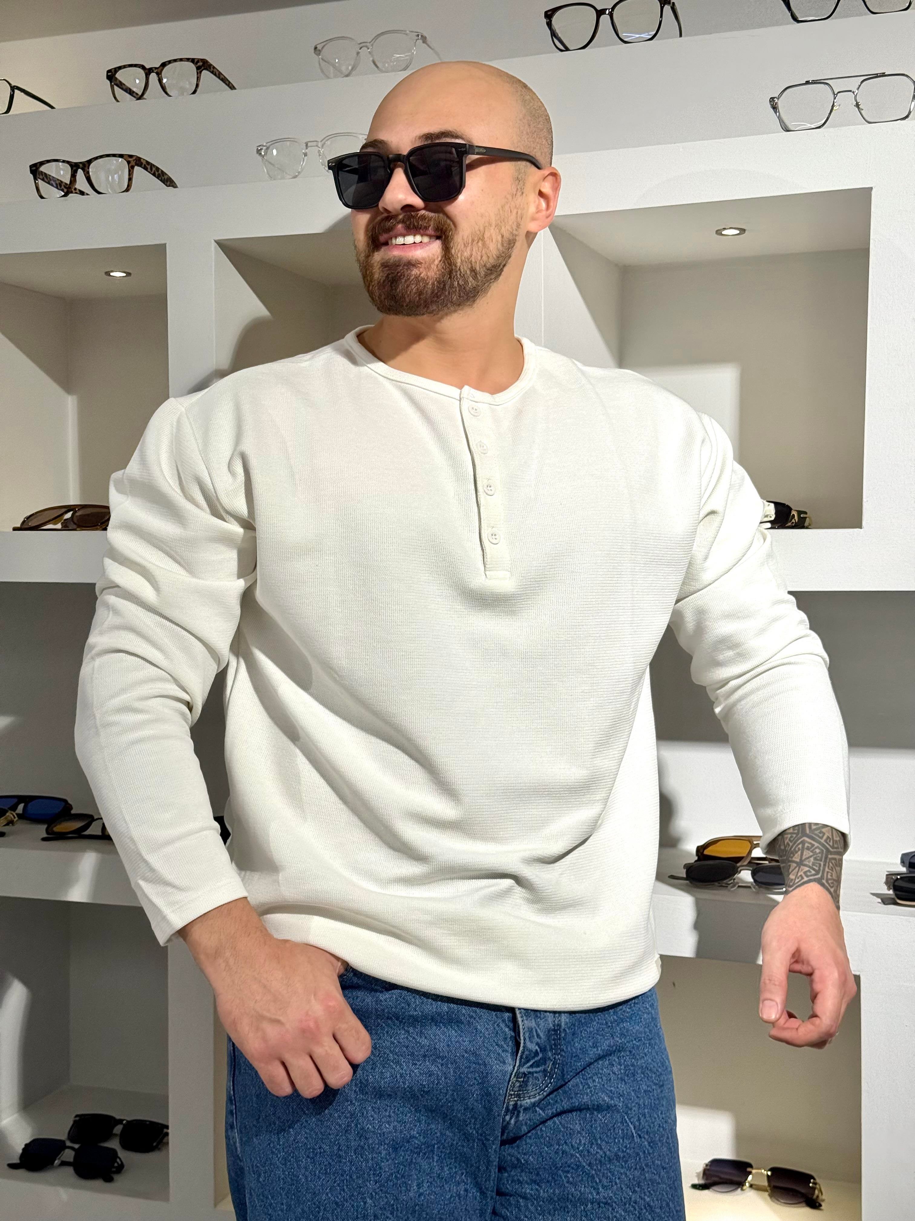 Düğme Detaylı Kampanyalı Sweatshirt (SVTB78)