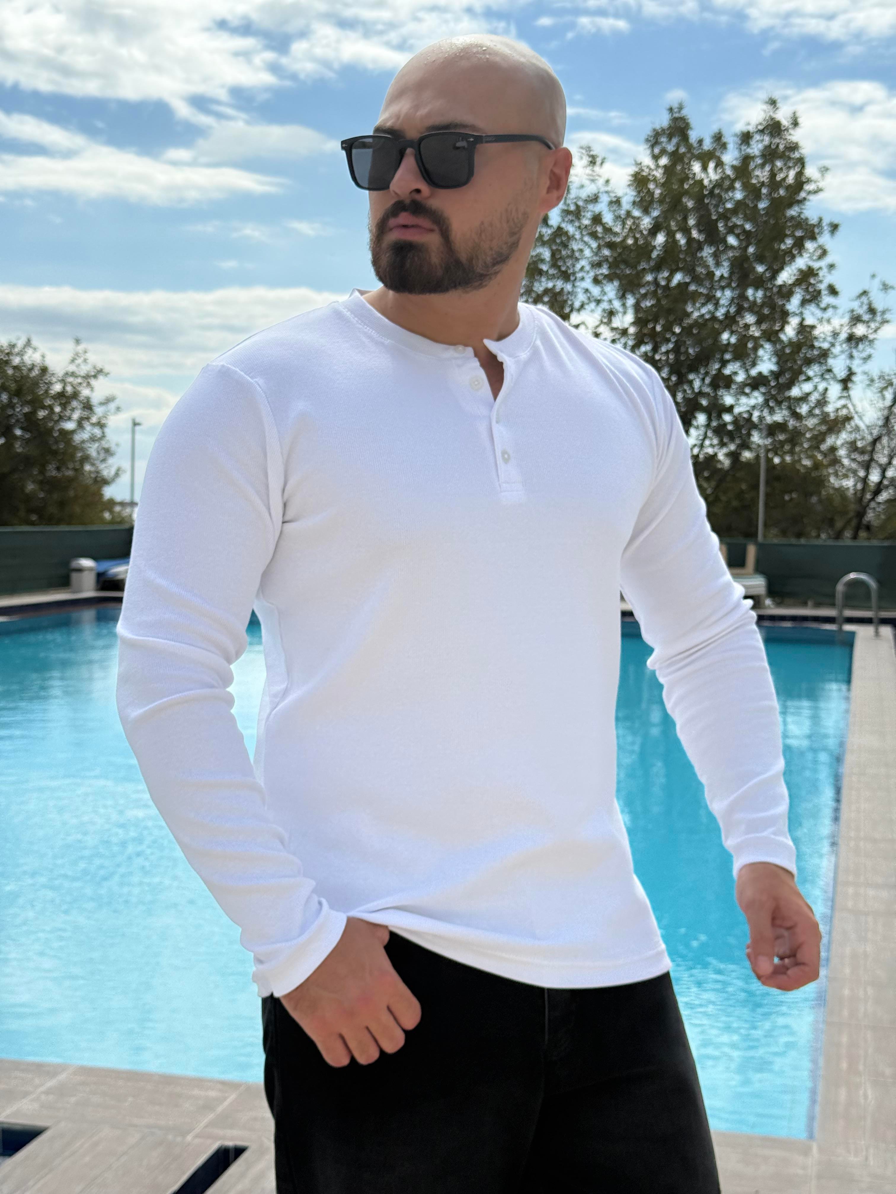 Düğme Detaylı Sweatshirt (SVTB44)