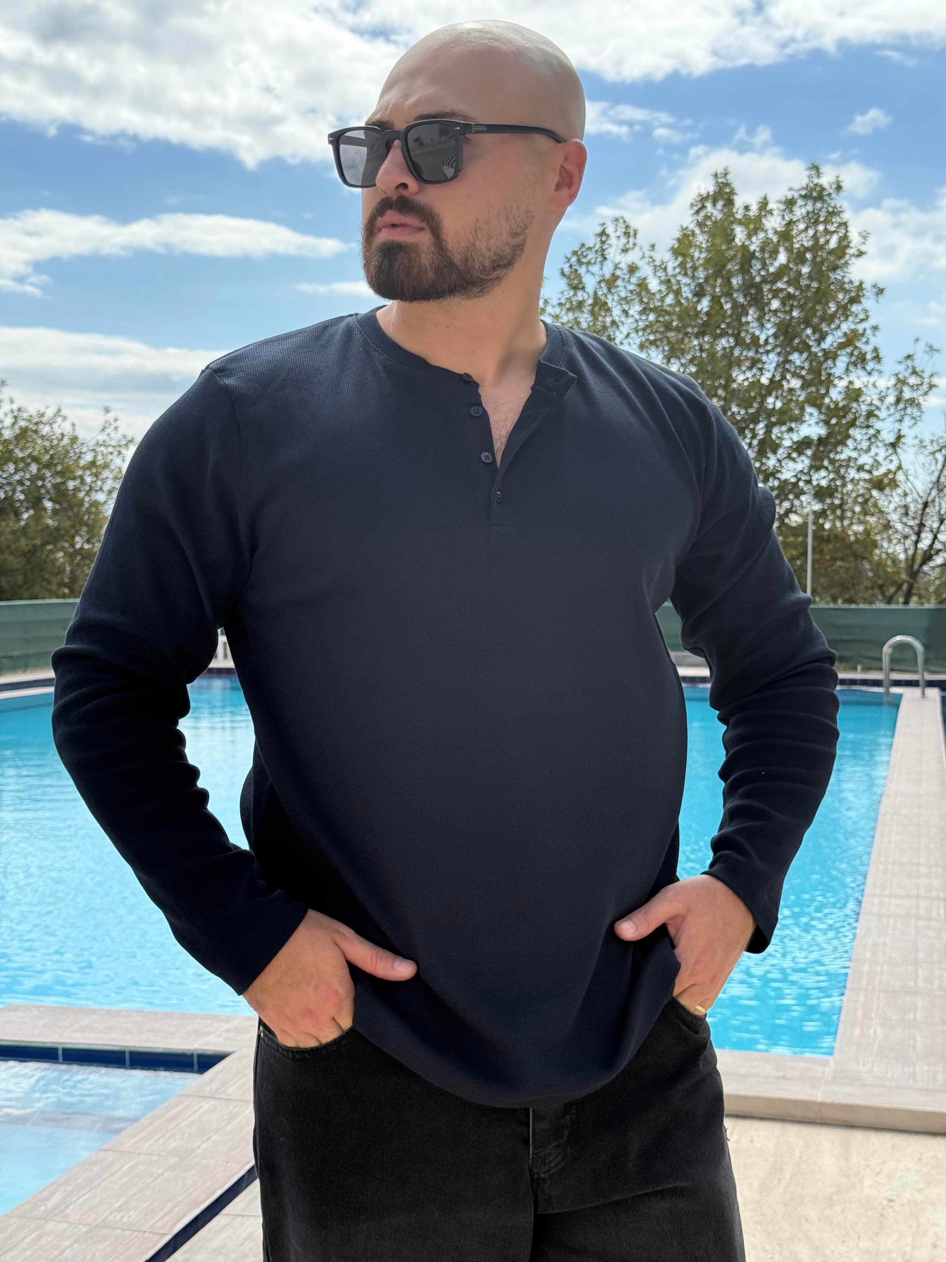 Düğme Detaylı Sweatshirt (SVTL44)