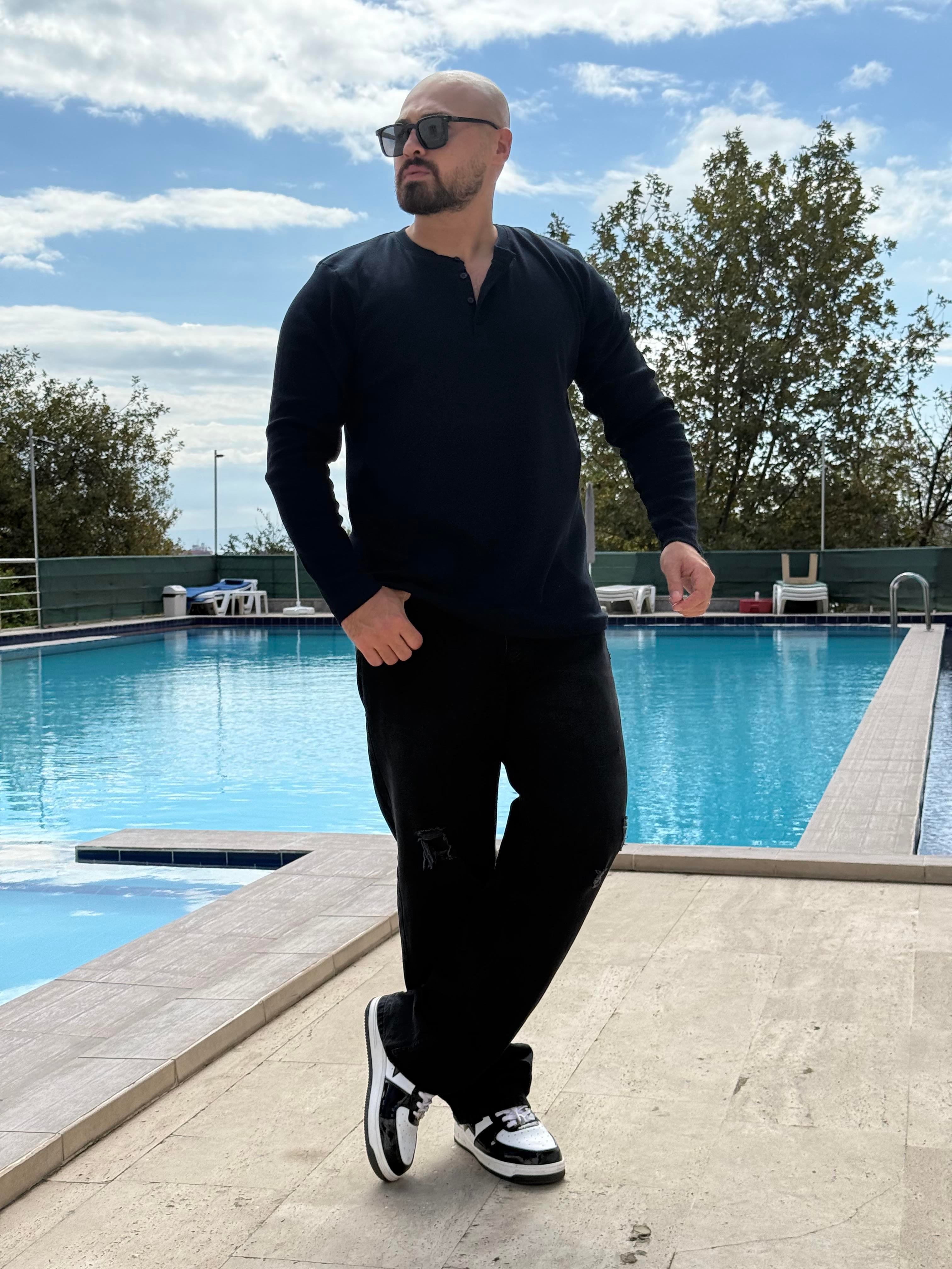 Düğme Detaylı Sweatshirt (SVTL44)