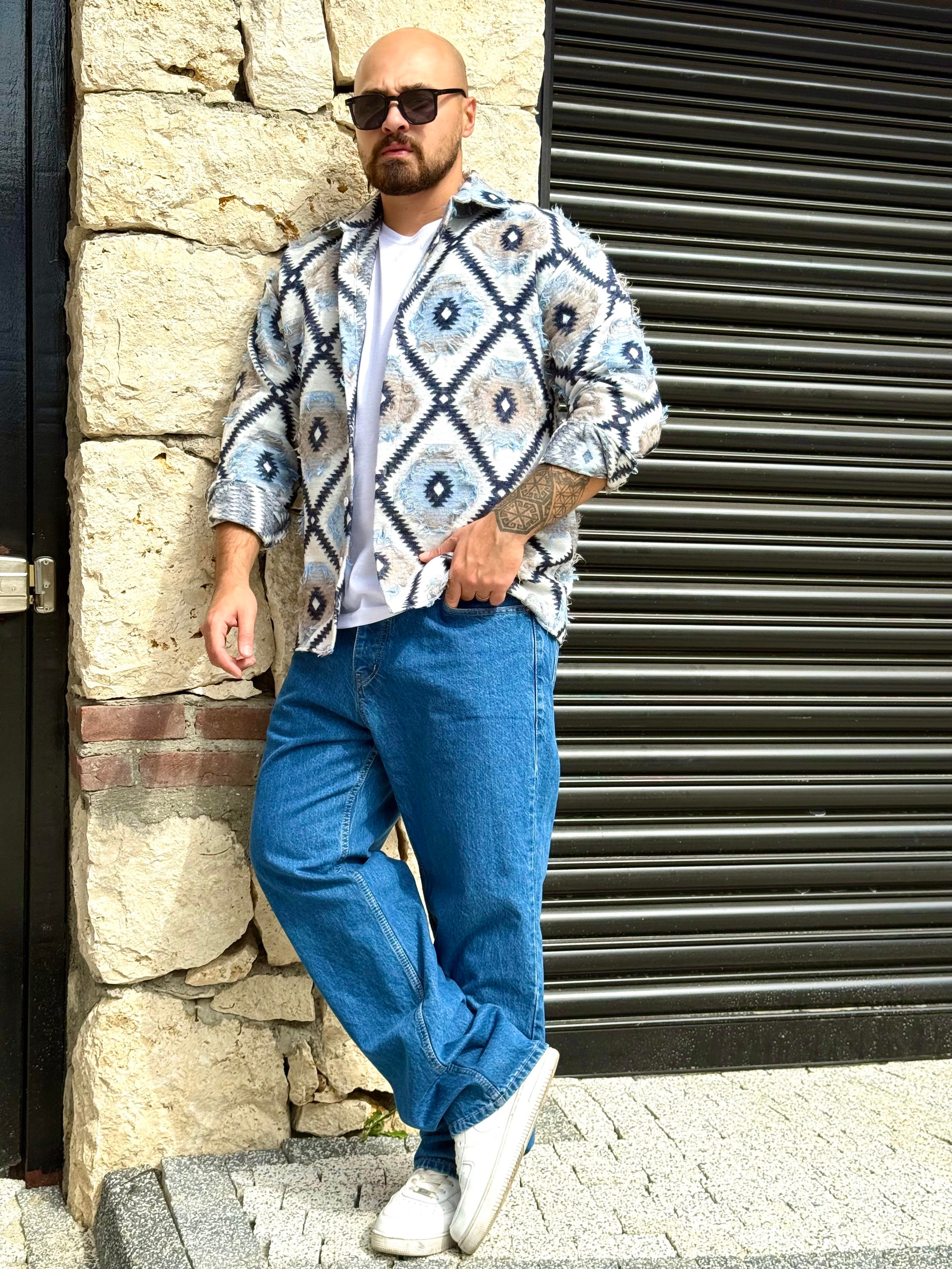 Etnik Kaşe Gömlek (GMM49)