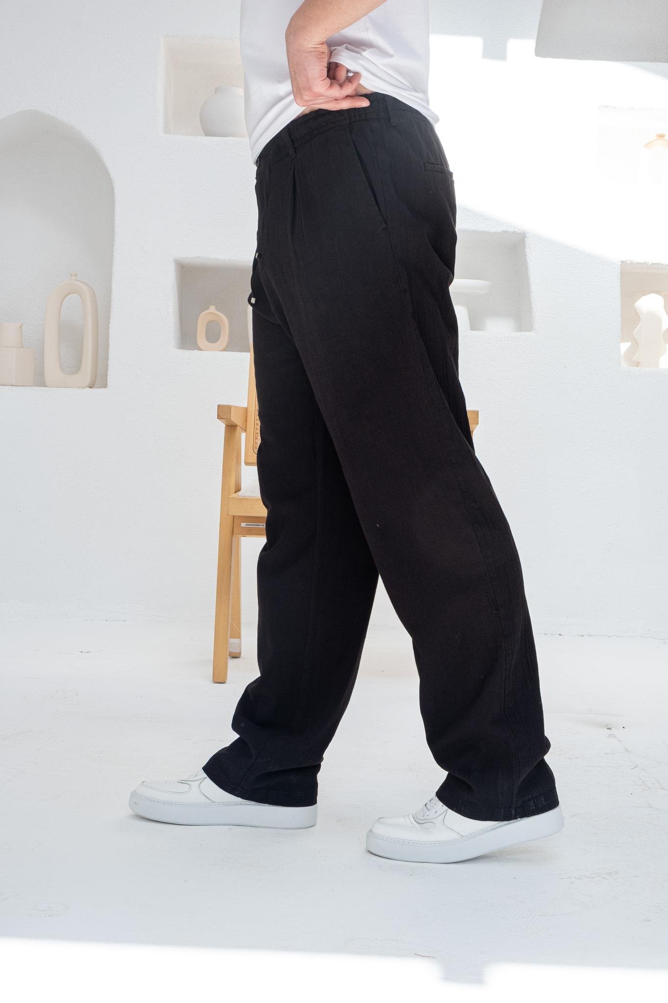 Fırçalı Modal Kumaş Rahat Kalıp Jogger (JGS33) 