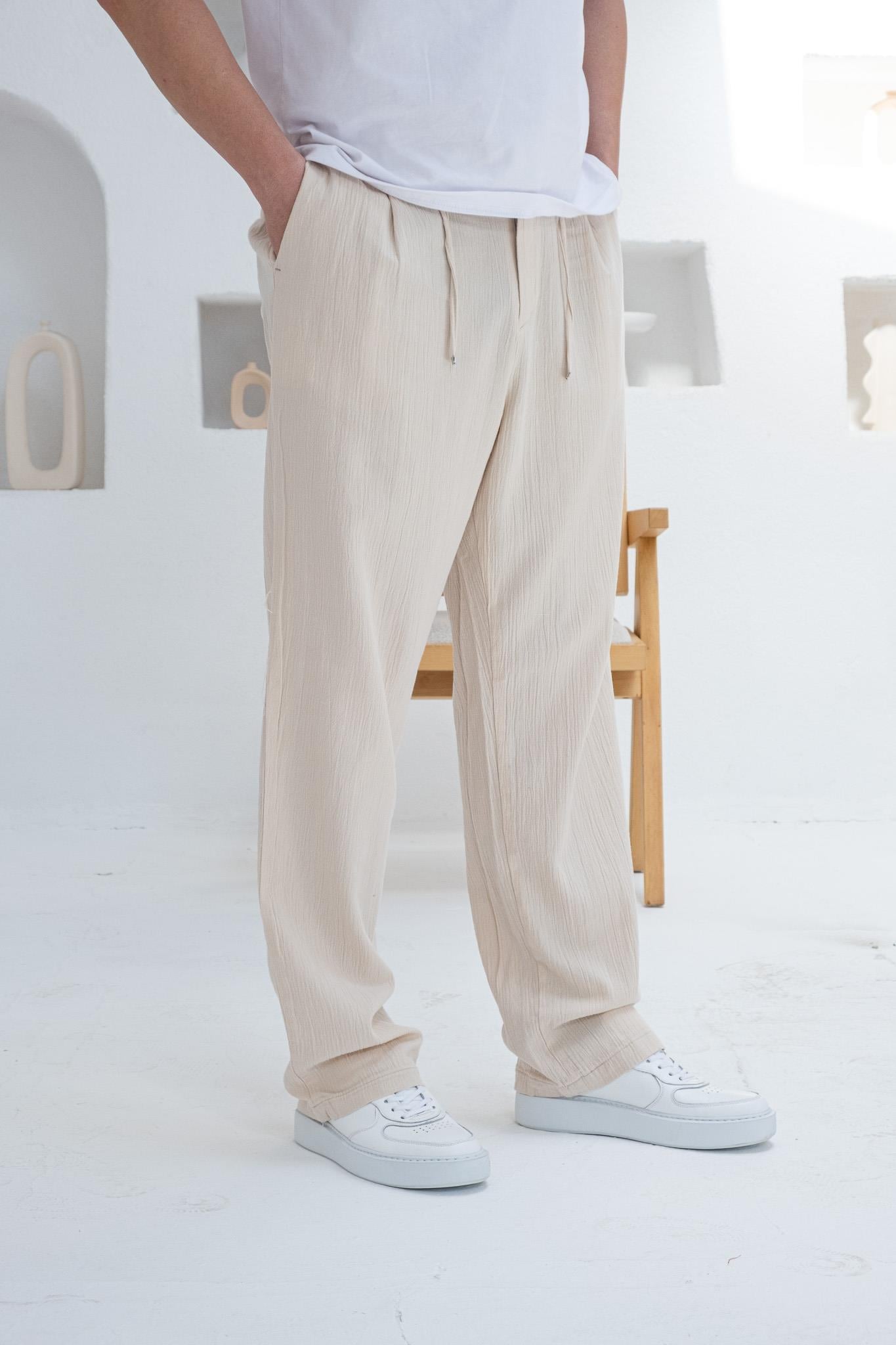 Fırçalı Modal Kumaş Rahat Kalıp Jogger (JGK33) 