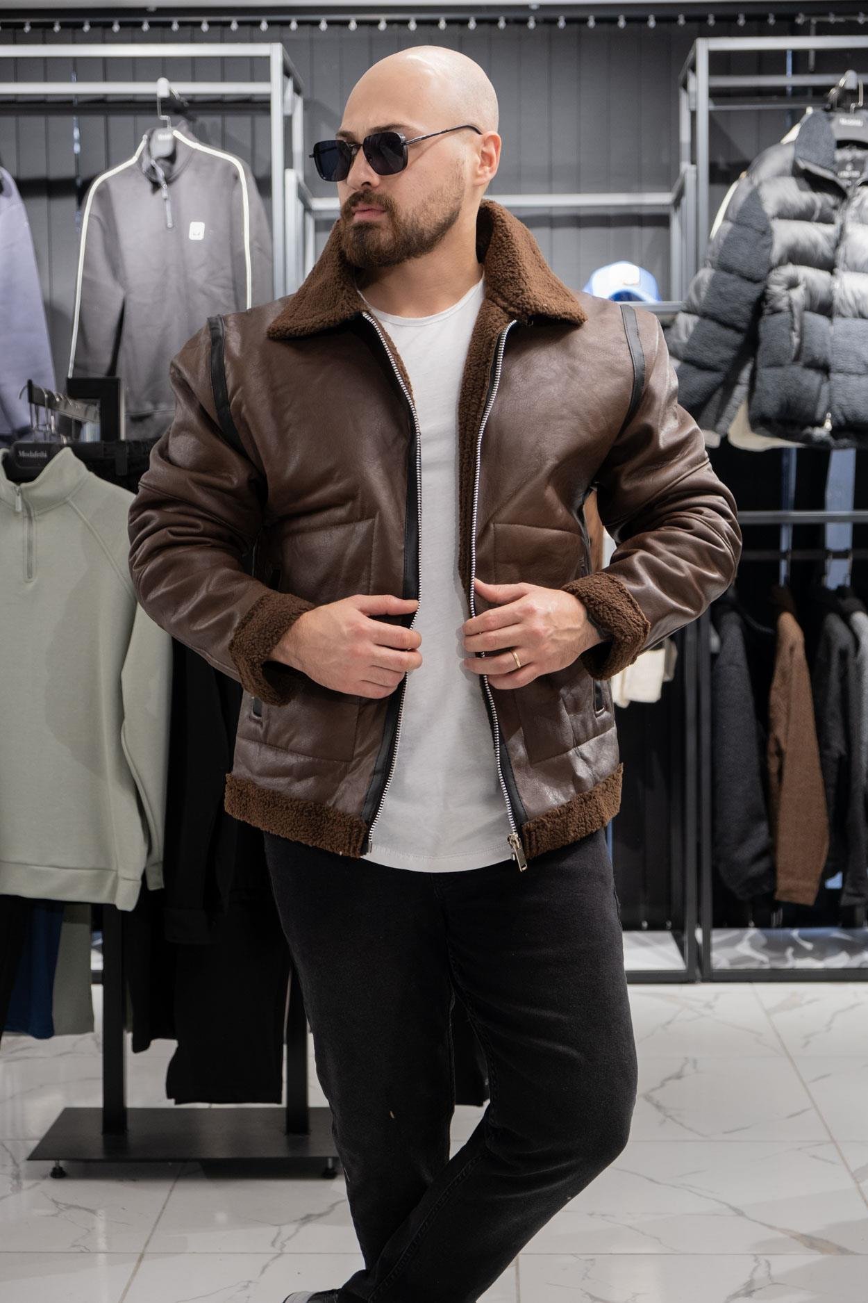 İçi Kürklü Deri Mont (MRCKK09)