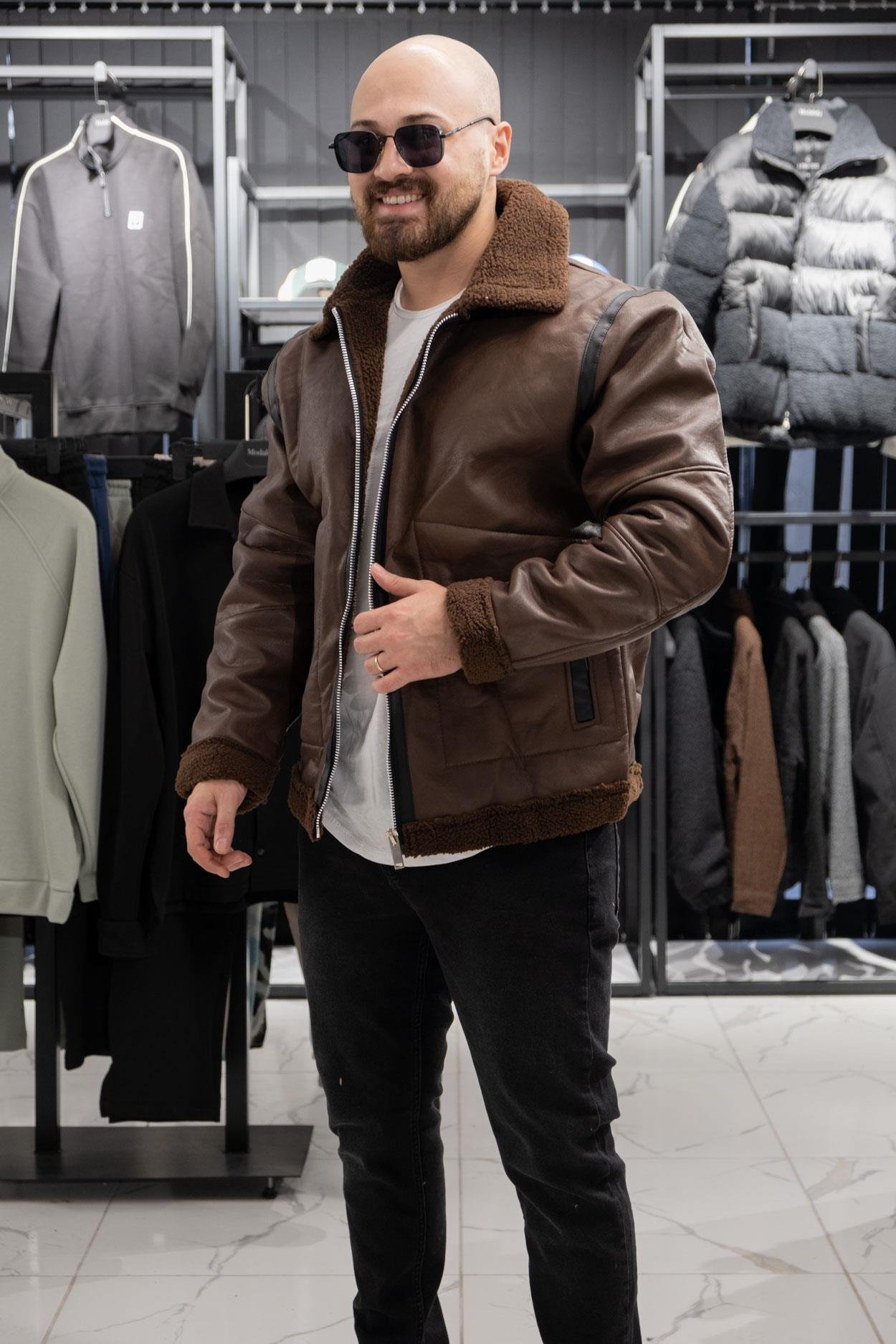 İçi Kürklü Deri Mont (MRCKK09)