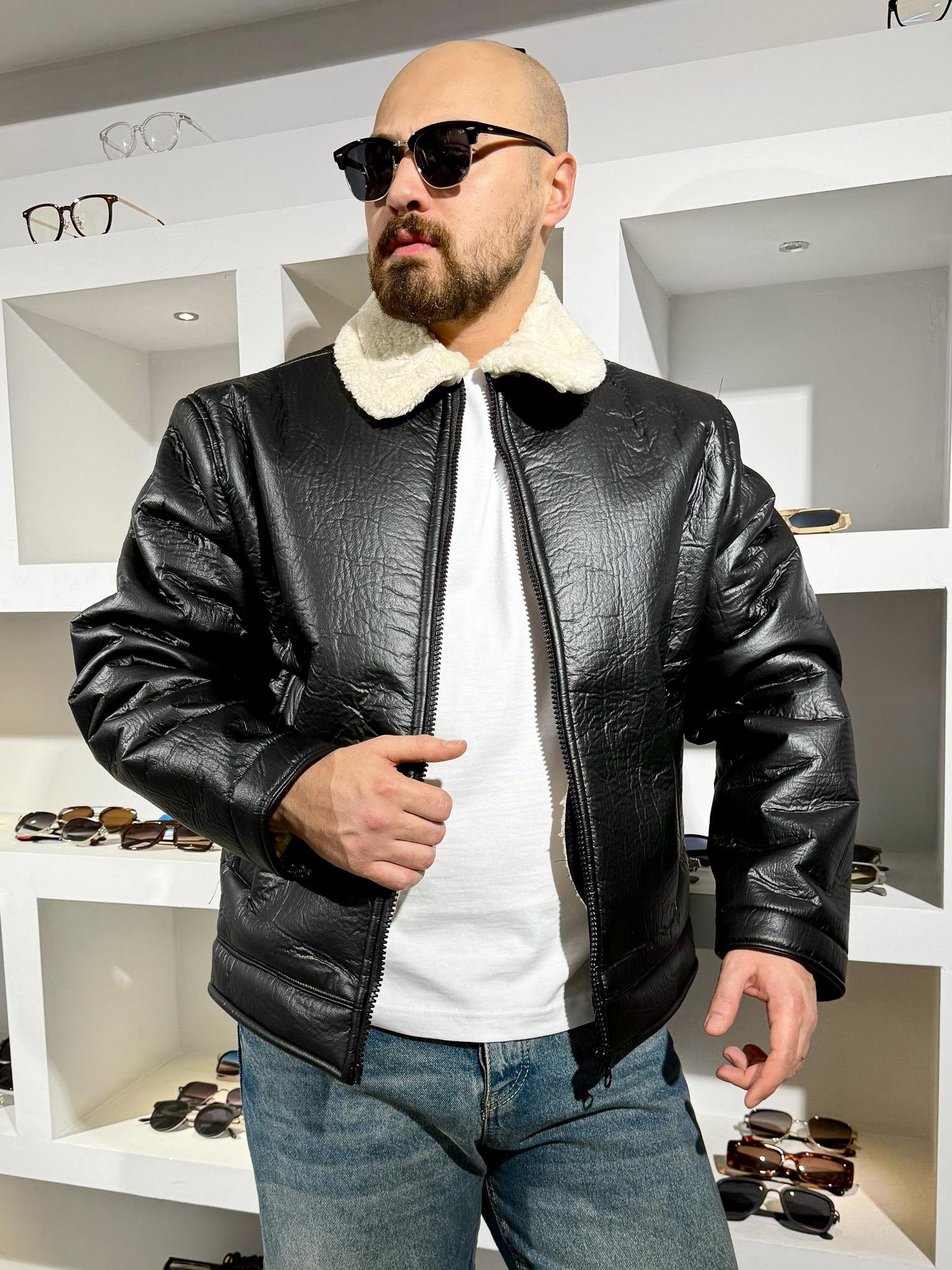 İçi Kürklü Deri Mont (MTK67)