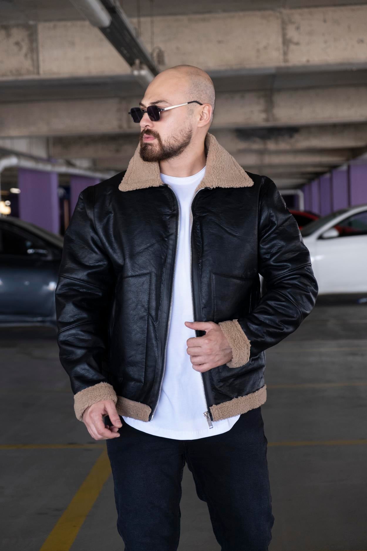 İçi Kürklü Deri Mont (MTSK04)